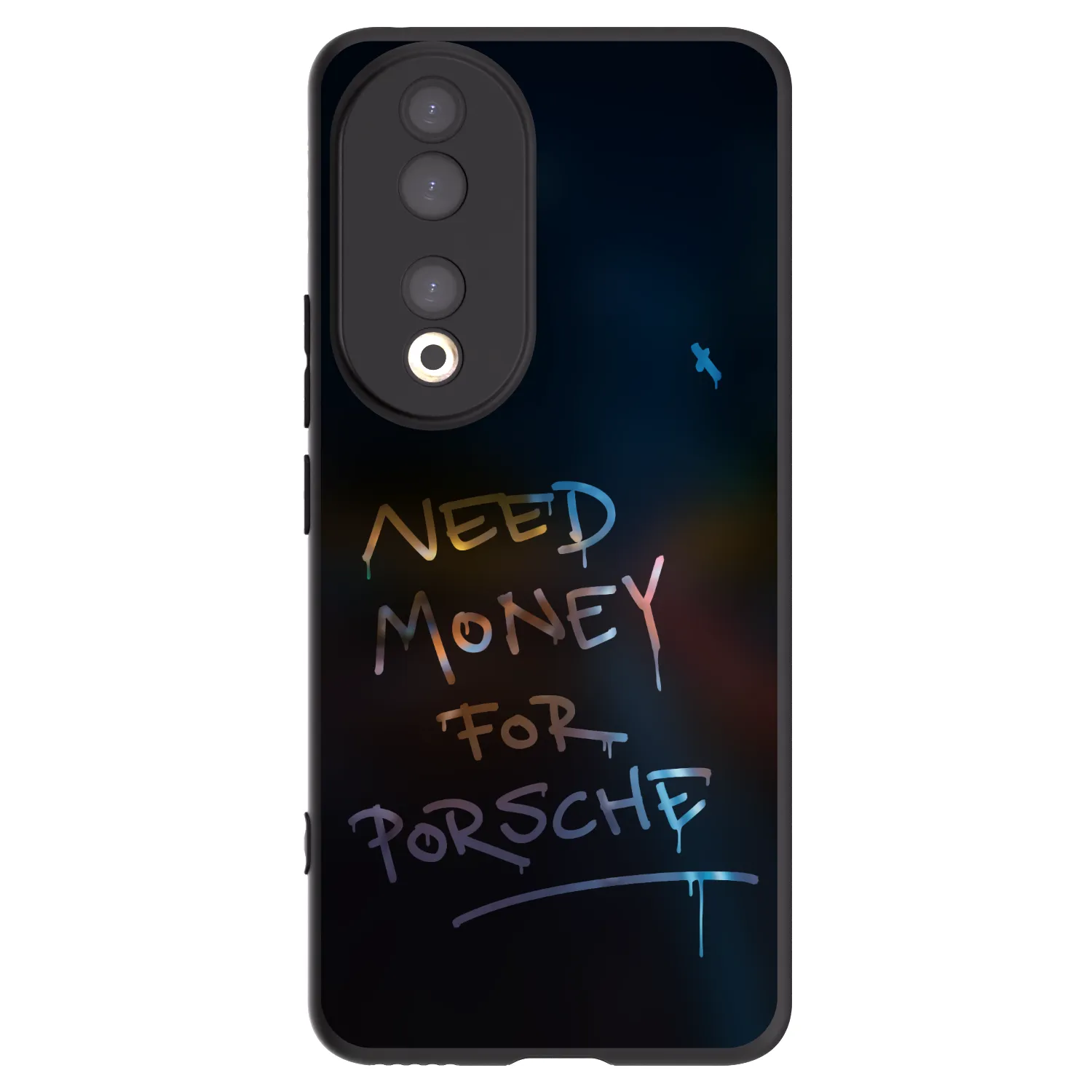 Picasee husă neagră din silicon pentru Honor 90 5G - Neon Nights