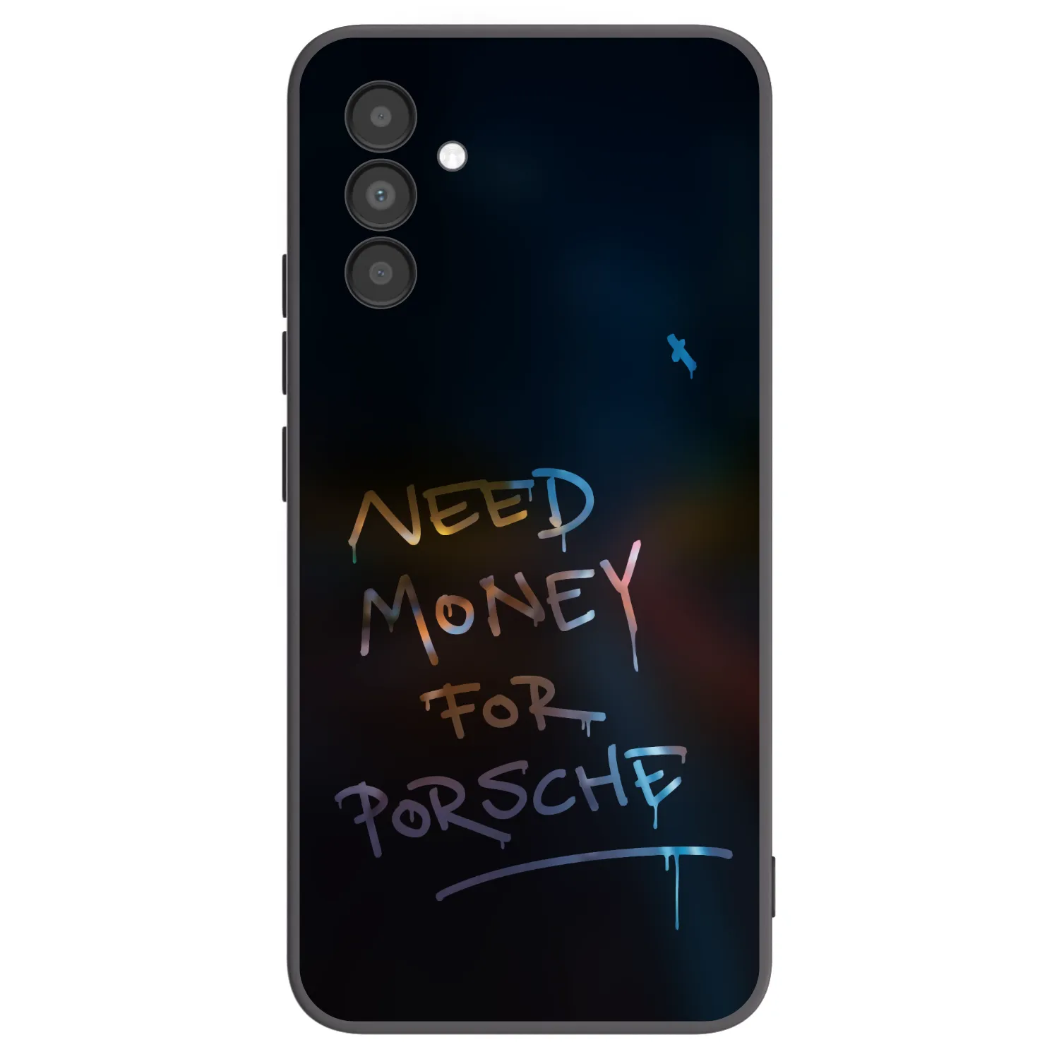 Picasee husă neagră din silicon pentru Samsung Galaxy A04s A047F - Neon Nights