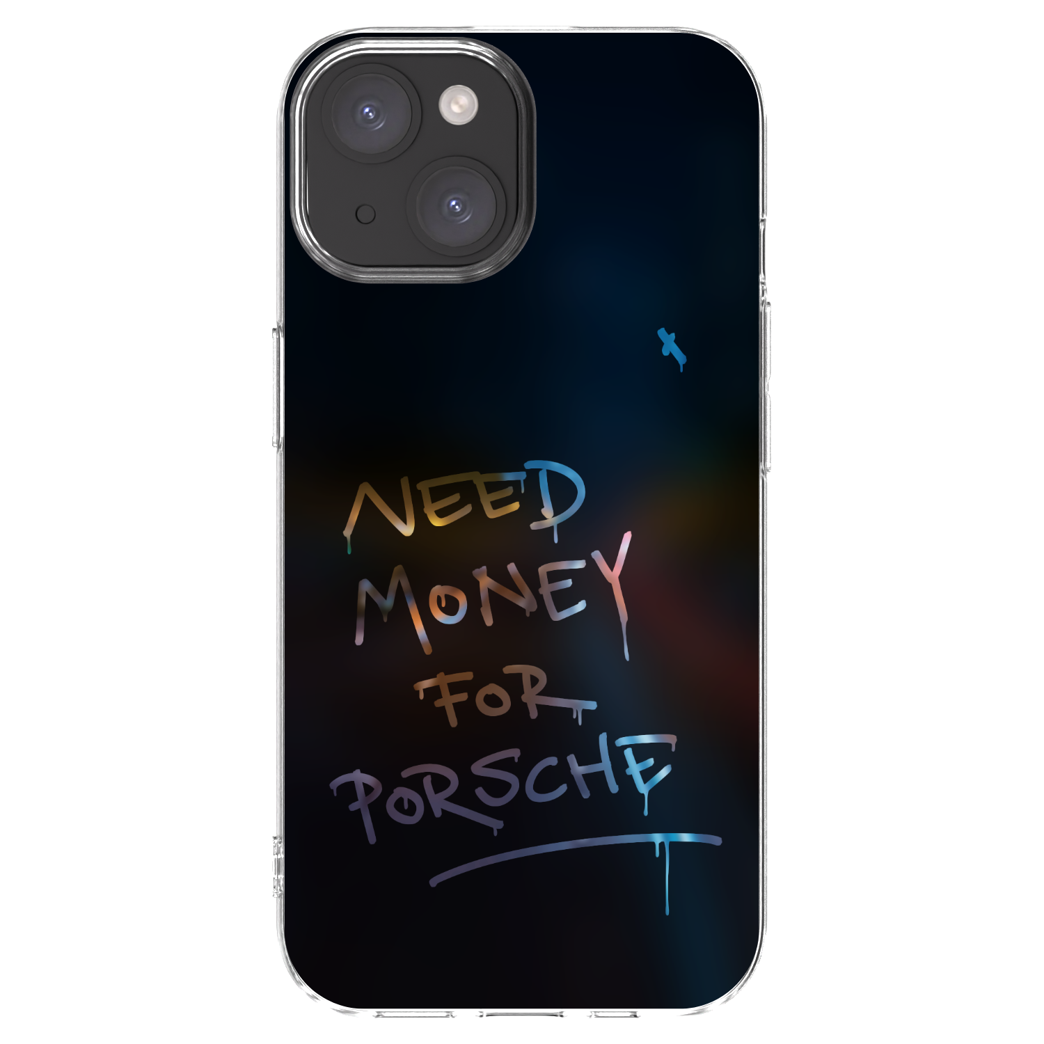 Picasee husă transparentă din silicon pentru Apple iPhone 15 - Neon Nights