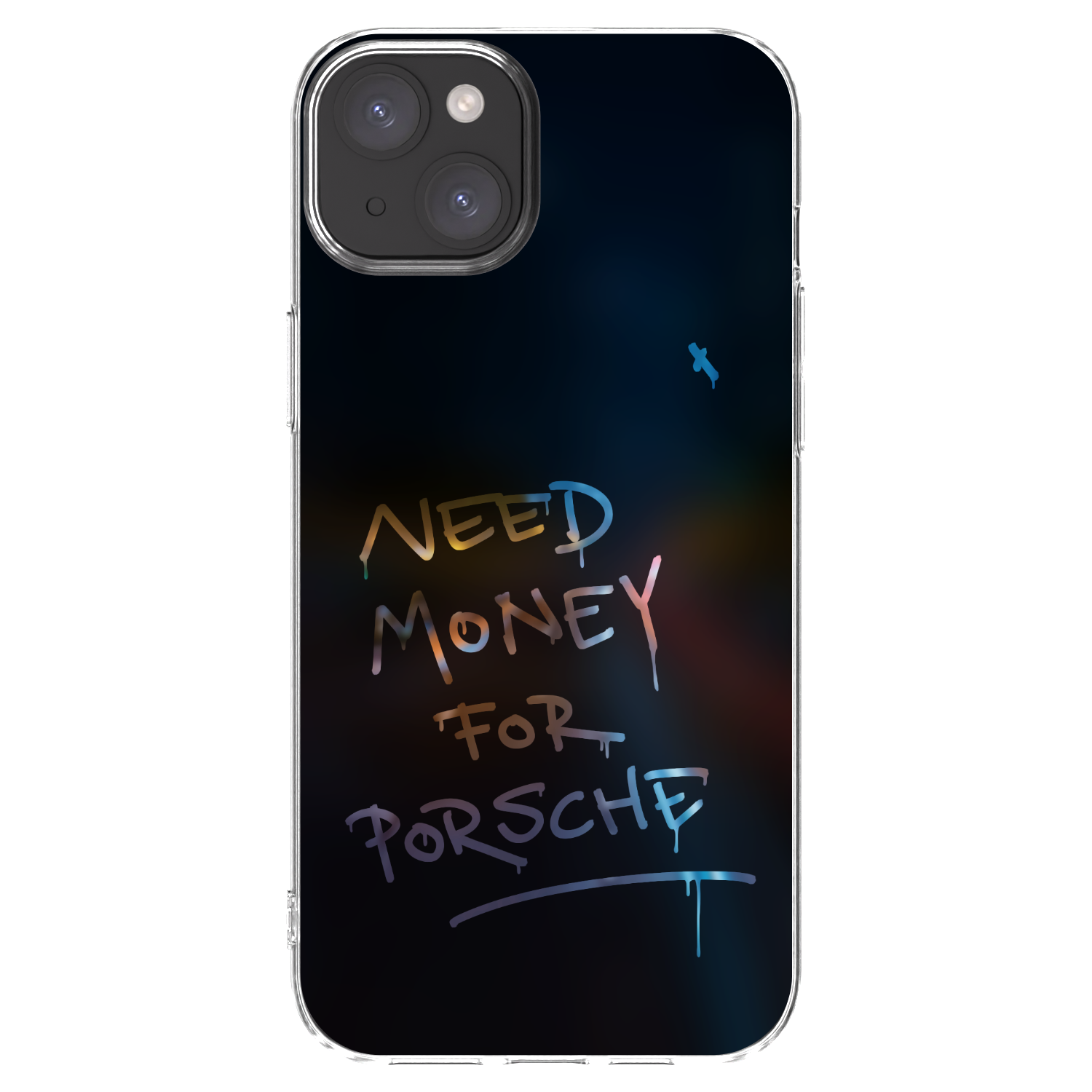 Picasee husă transparentă din silicon pentru Apple iPhone 15 Plus - Neon Nights