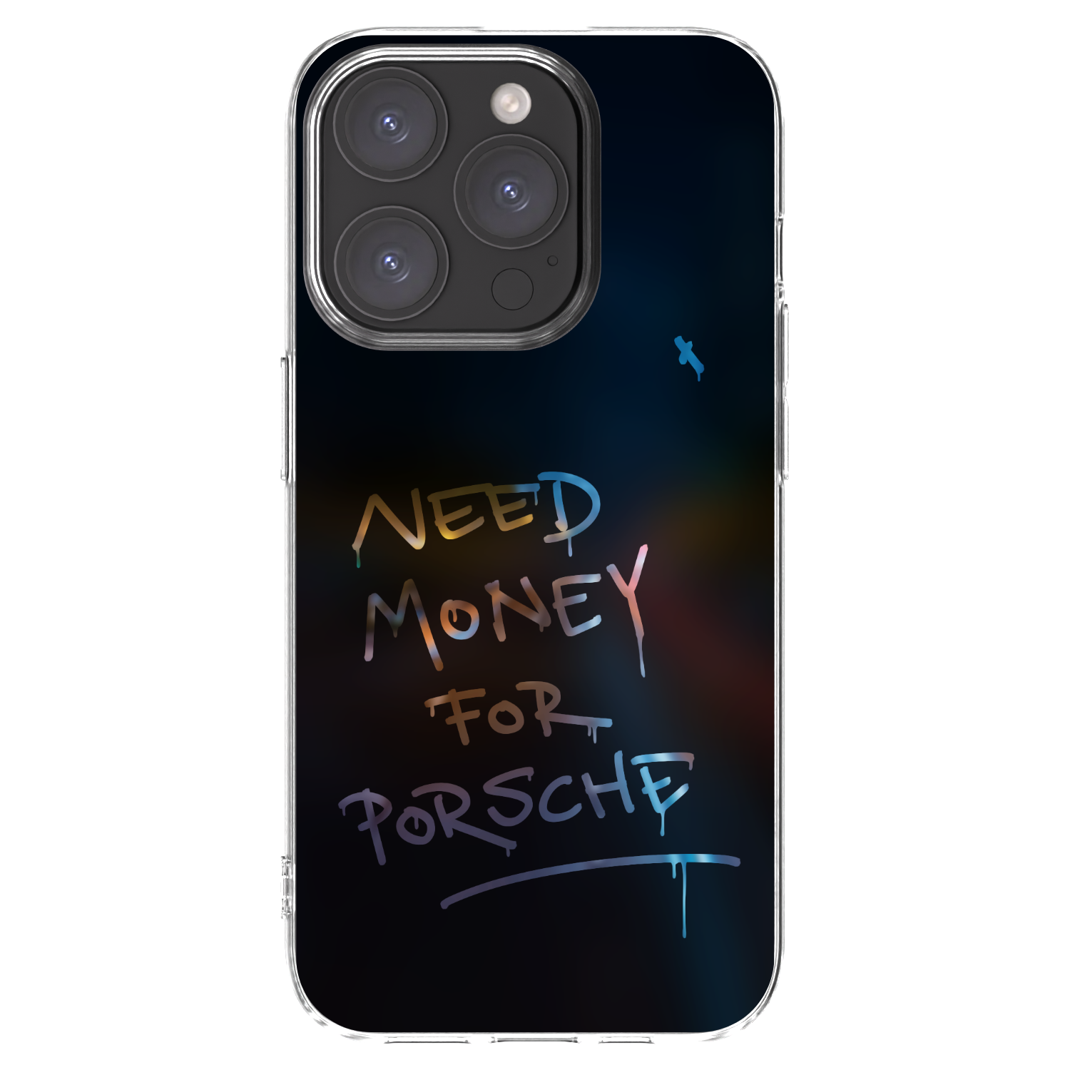 Picasee husă transparentă din silicon pentru Apple iPhone 15 Pro - Neon Nights