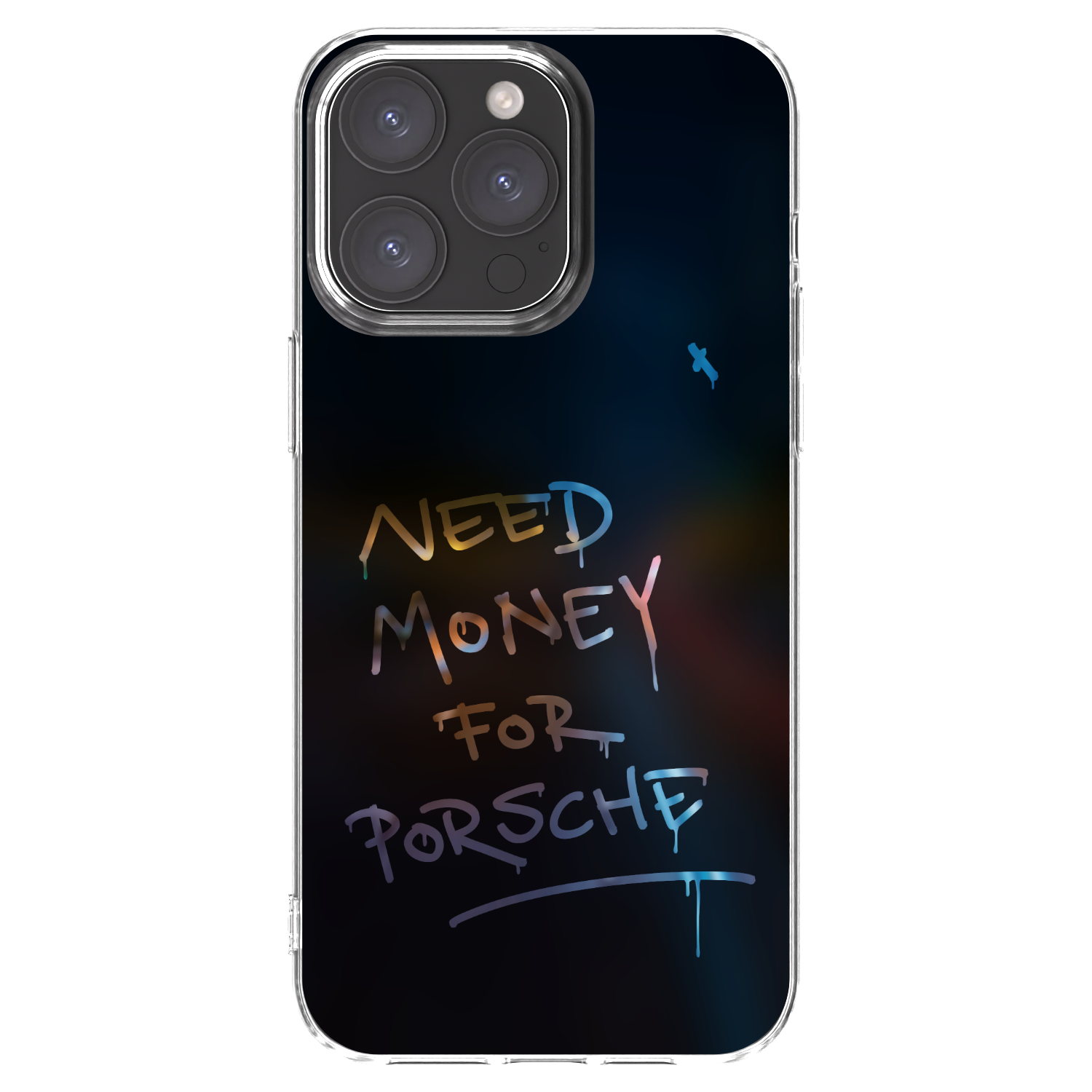 Picasee husă transparentă din silicon pentru Apple iPhone 15 Pro Max - Neon Nights