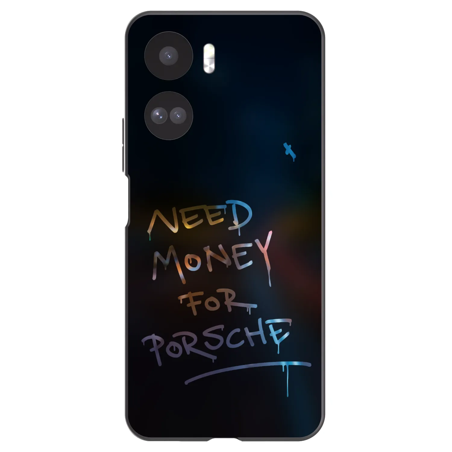Picasee husă neagră din silicon pentru Honor 90 Lite 5G - Neon Nights