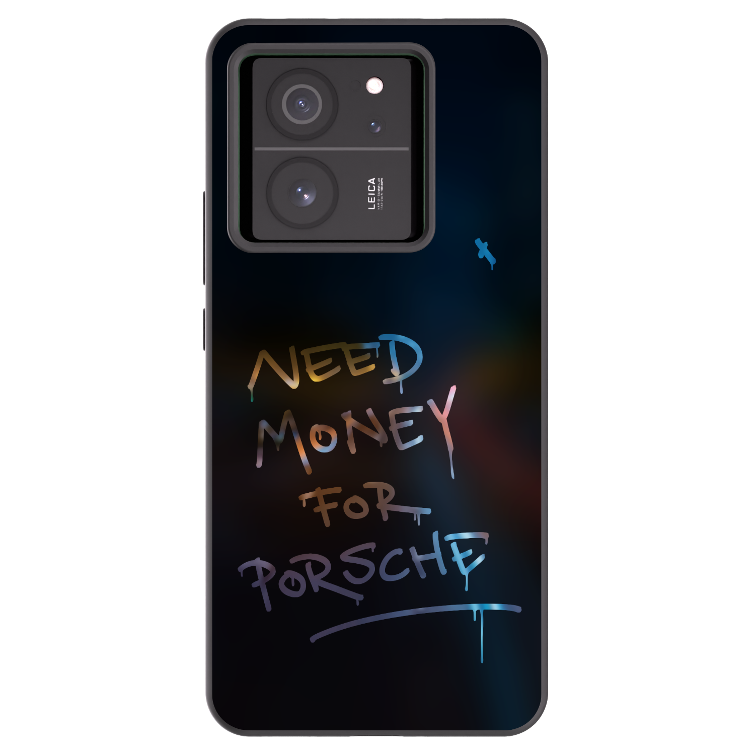 Picasee husă neagră din silicon pentru Xiaomi 13T - Neon Nights