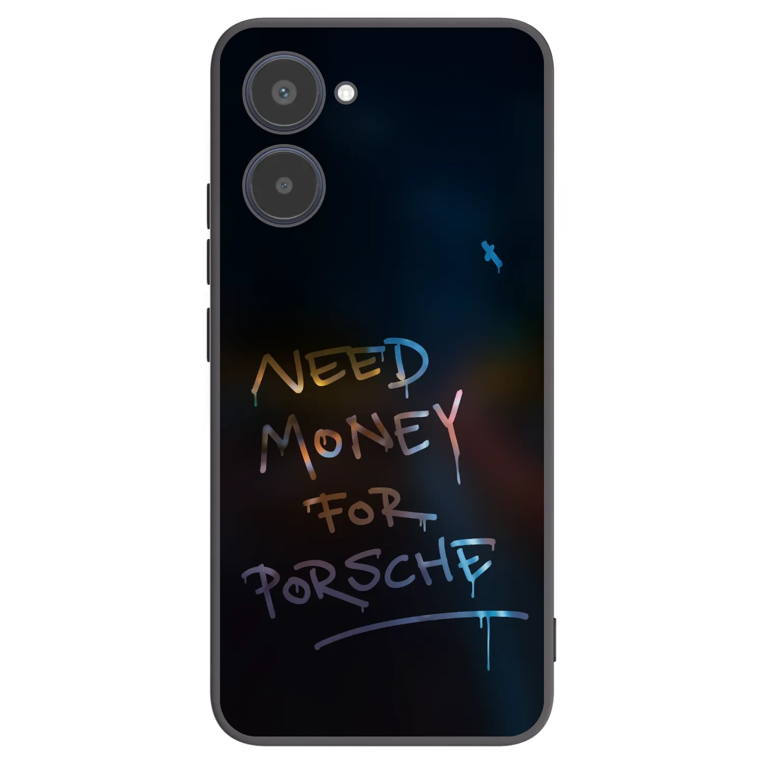 Picasee husă neagră din silicon pentru Realme 10 4G - Neon Nights
