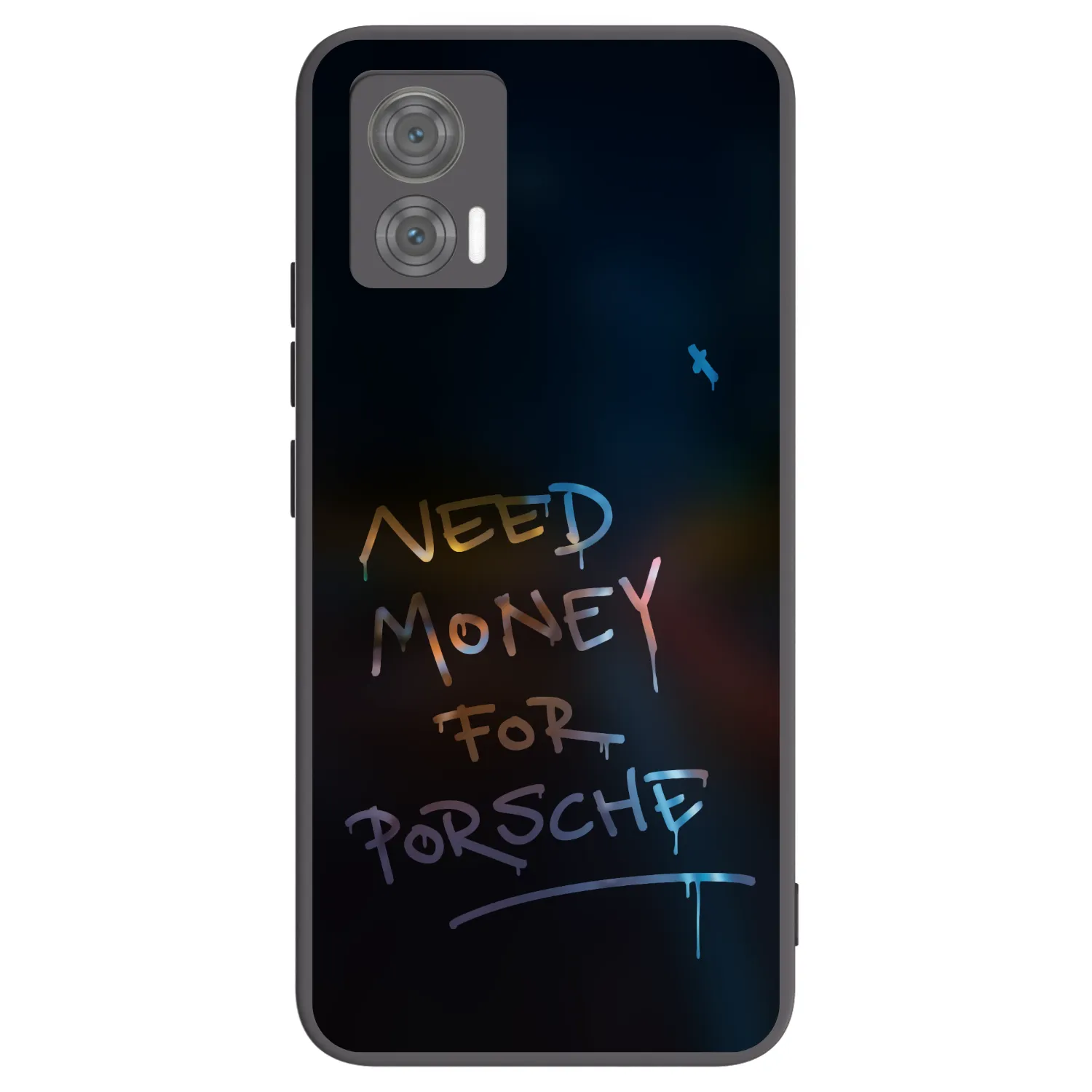 Picasee husă neagră din silicon pentru Motorola Edge 30 Neo - Neon Nights