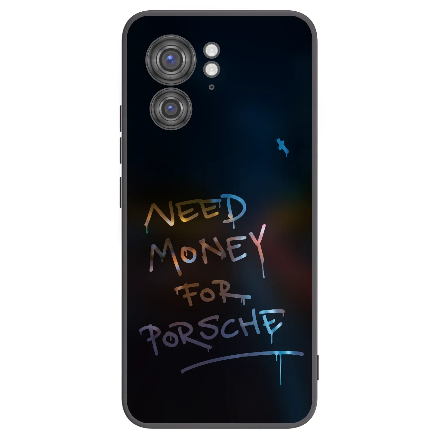 Picasee husă neagră din silicon pentru Motorola Edge 40 - Neon Nights