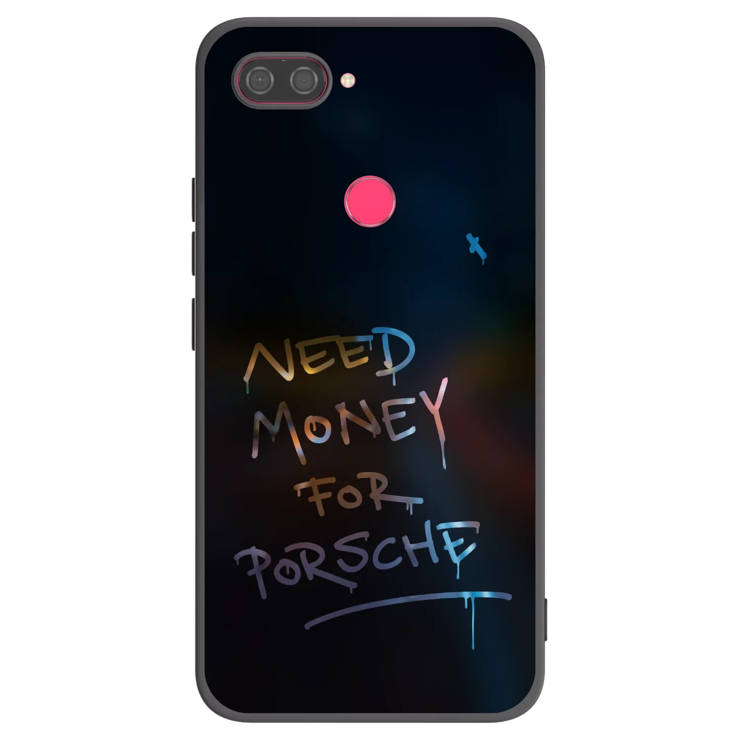 Picasee husă neagră din silicon pentru Xiaomi Mi 8 Lite - Neon Nights