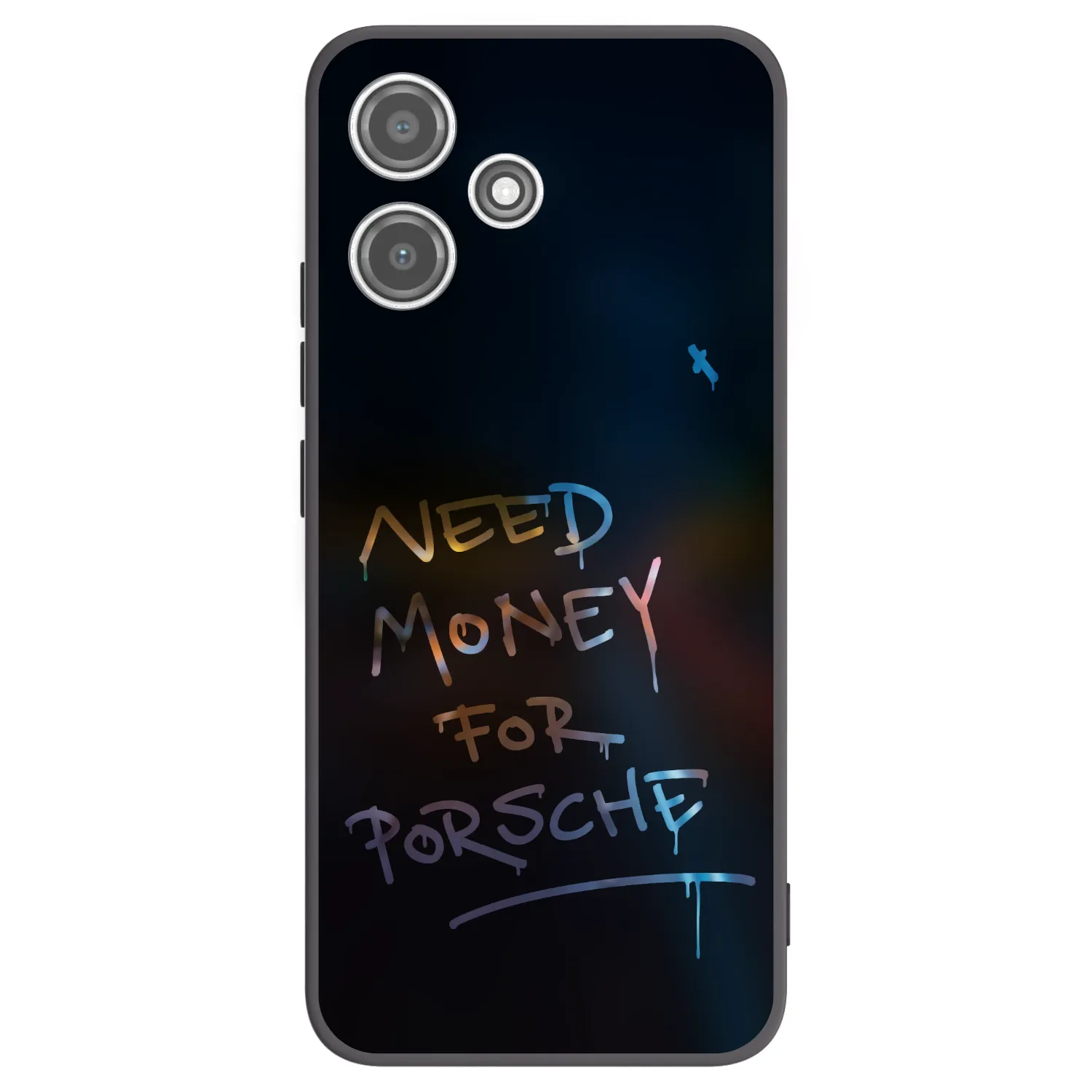 Picasee husă neagră din silicon pentru Xiaomi Redmi 12 5G - Neon Nights