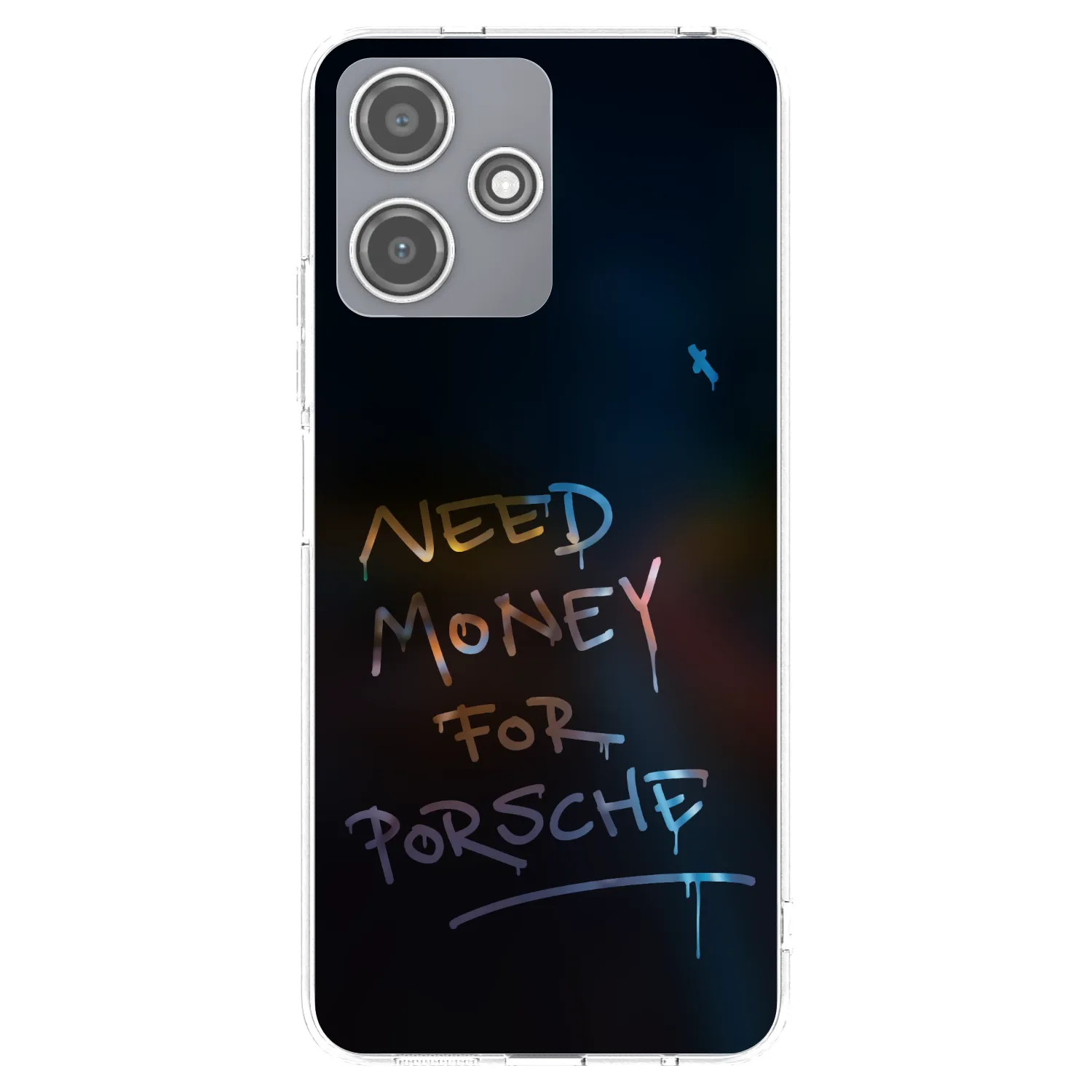 Picasee husă transparentă din silicon pentru Xiaomi Redmi 12 5G - Neon Nights