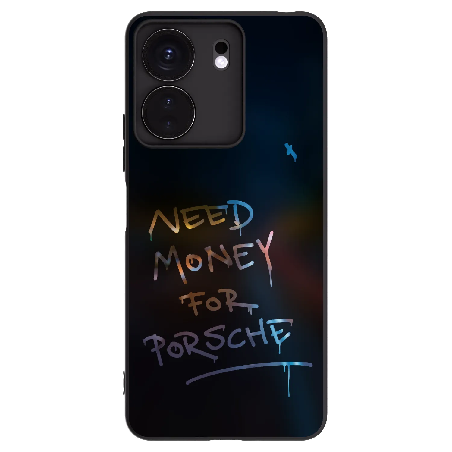 Picasee husă neagră din silicon pentru Xiaomi Redmi 13C 4G - Neon Nights