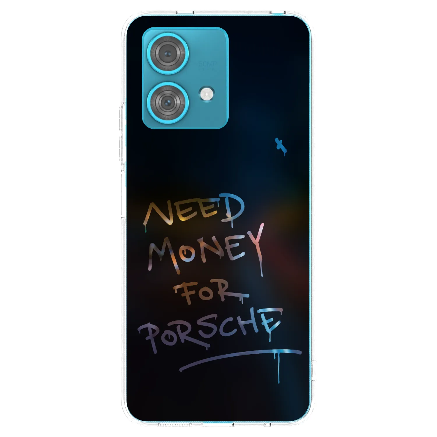 Picasee husă transparentă din silicon pentru Motorola Edge 40 Neo - Neon Nights