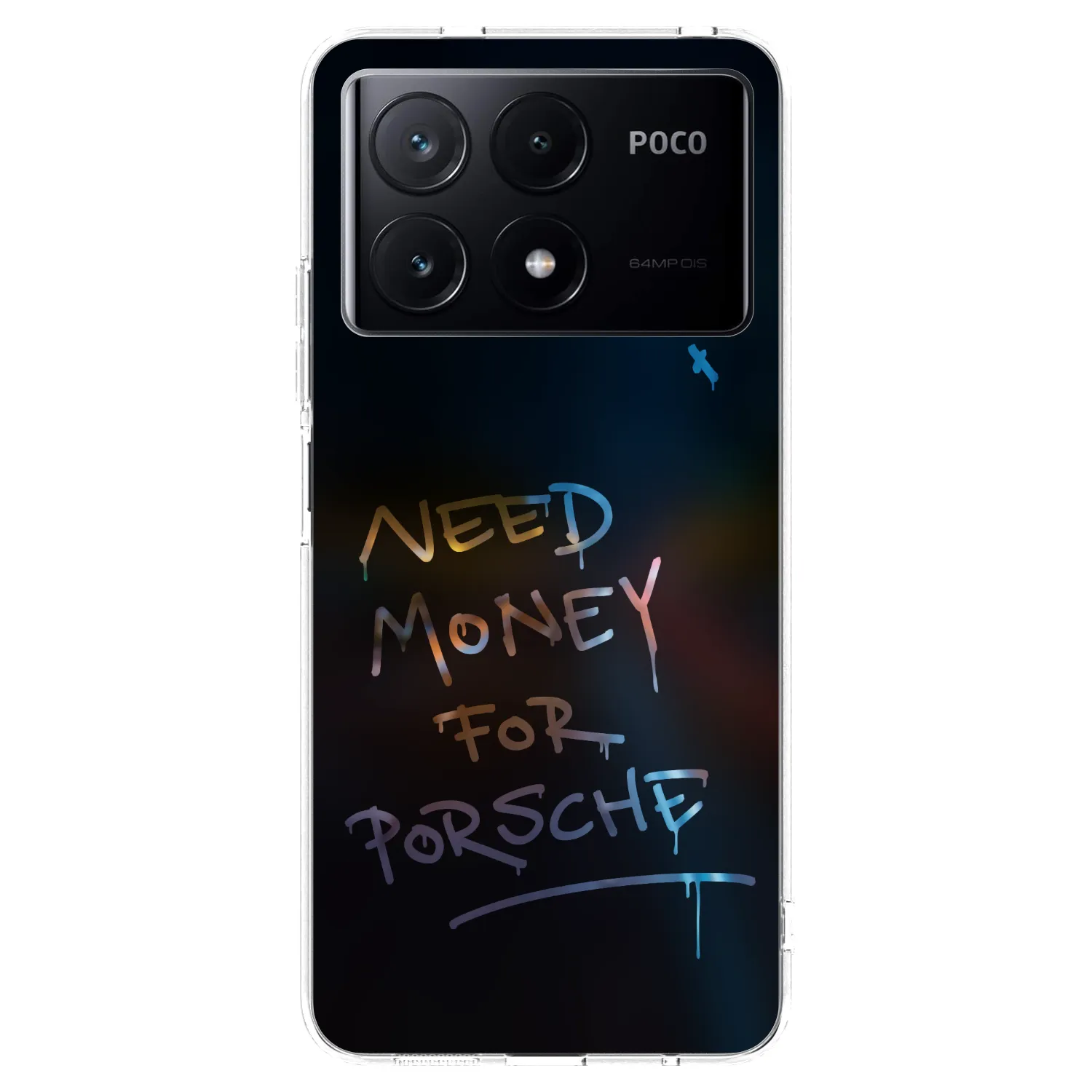 Picasee husă transparentă din silicon pentru Xiaomi Poco X6 Pro - Neon Nights