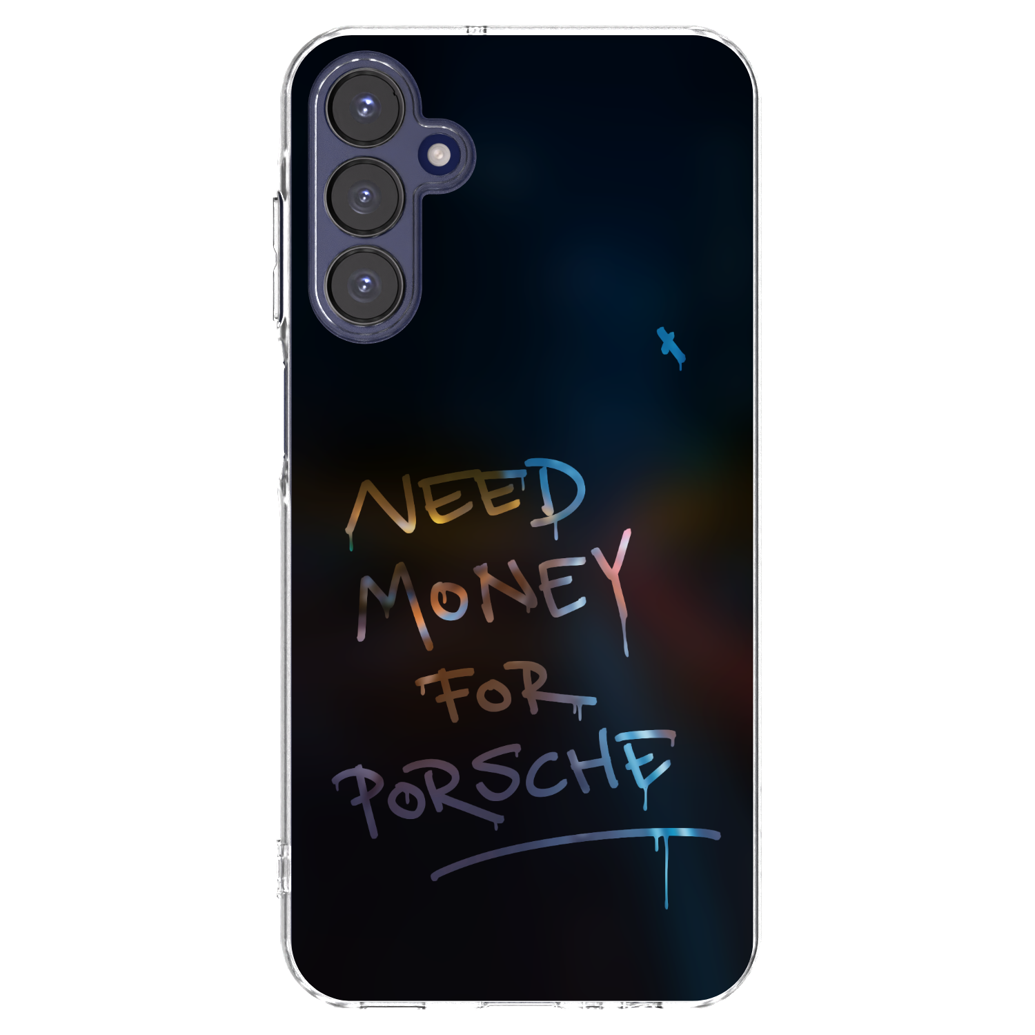 Picasee husă transparentă din silicon pentru Samsung Galaxy A15 A155F 4G - Neon Nights