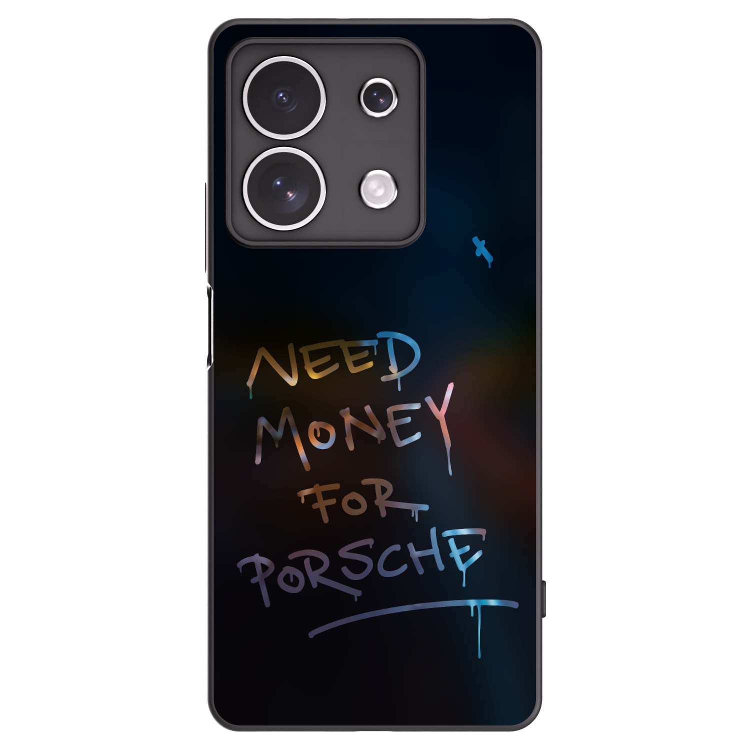 Picasee husă neagră din silicon pentru Xiaomi Redmi Note 13 4G - Neon Nights
