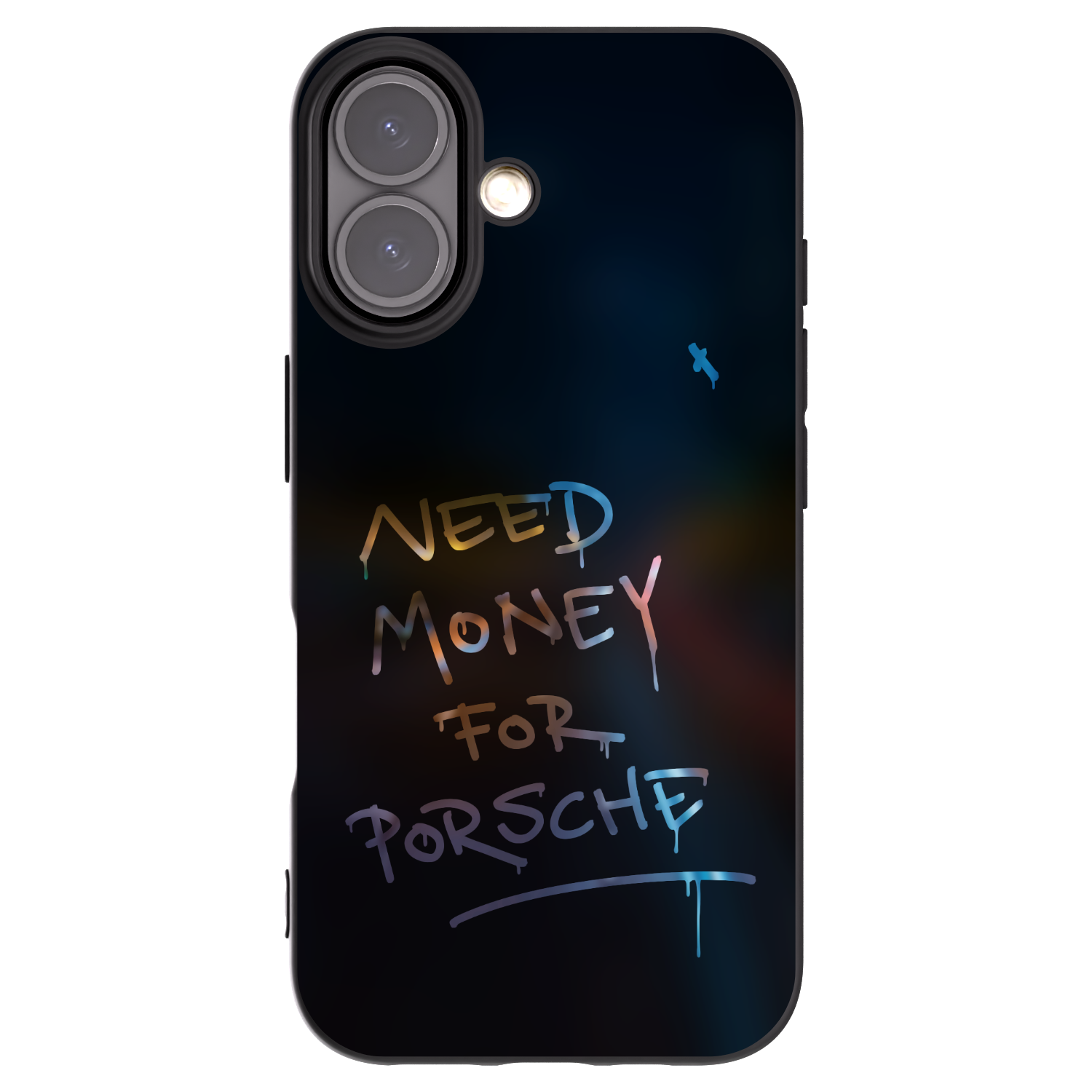 Picasee husă neagră din silicon pentru Apple iPhone 16 - Neon Nights