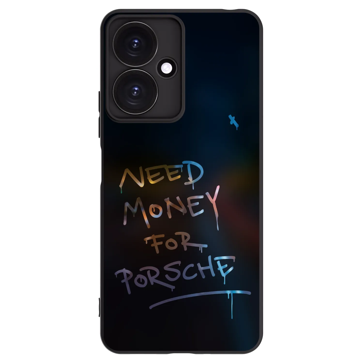 Picasee husă neagră din silicon pentru Xiaomi Redmi 13C 5G - Neon Nights