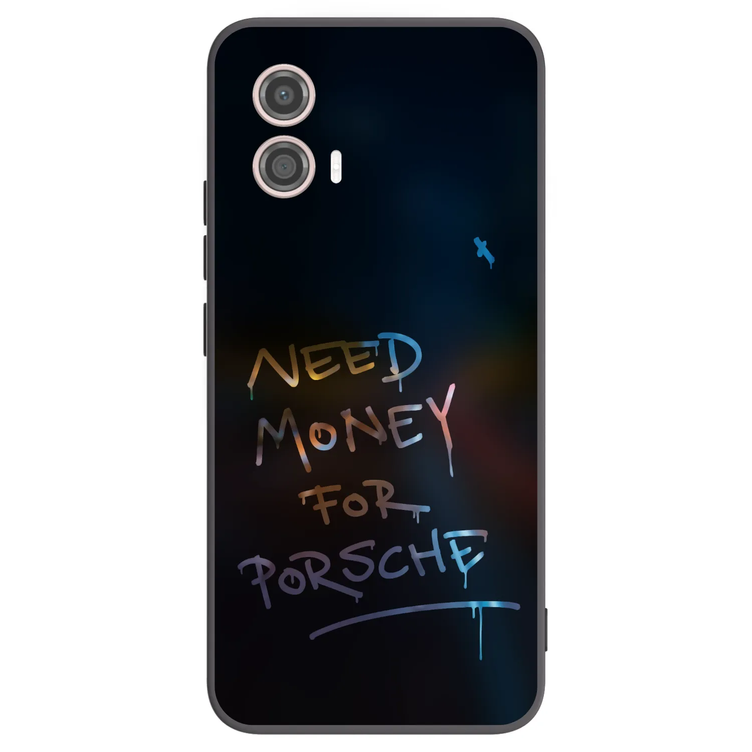 Picasee husă neagră din silicon pentru Motorola Moto G53 5G - Neon Nights