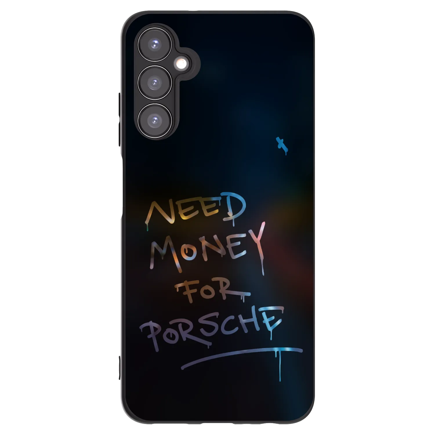 Picasee husă neagră din silicon pentru Samsung Galaxy A05s A057G - Neon Nights
