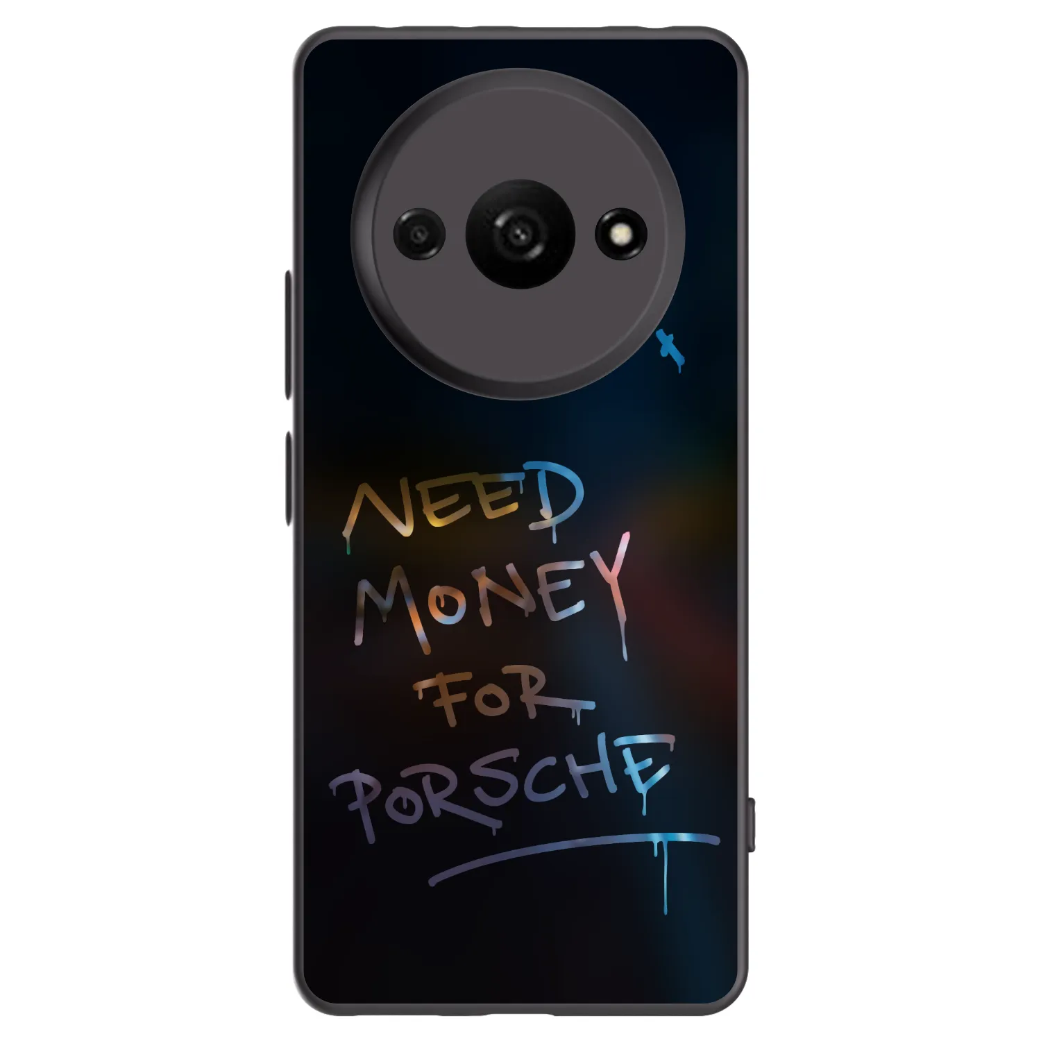 Picasee husă neagră din silicon pentru Xiaomi Redmi A3 - Neon Nights