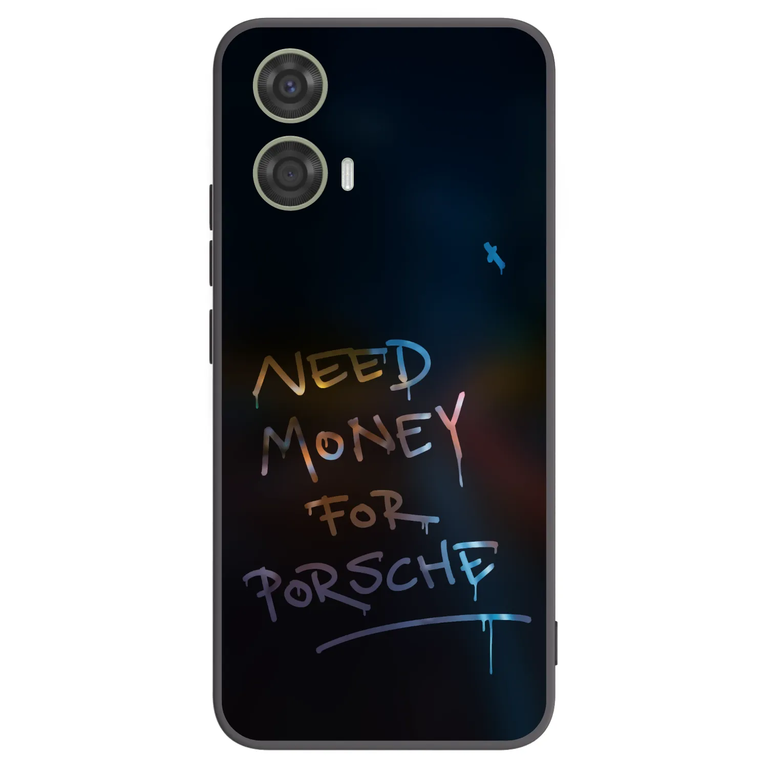 Picasee husă neagră din silicon pentru Motorola Moto G24 - Neon Nights