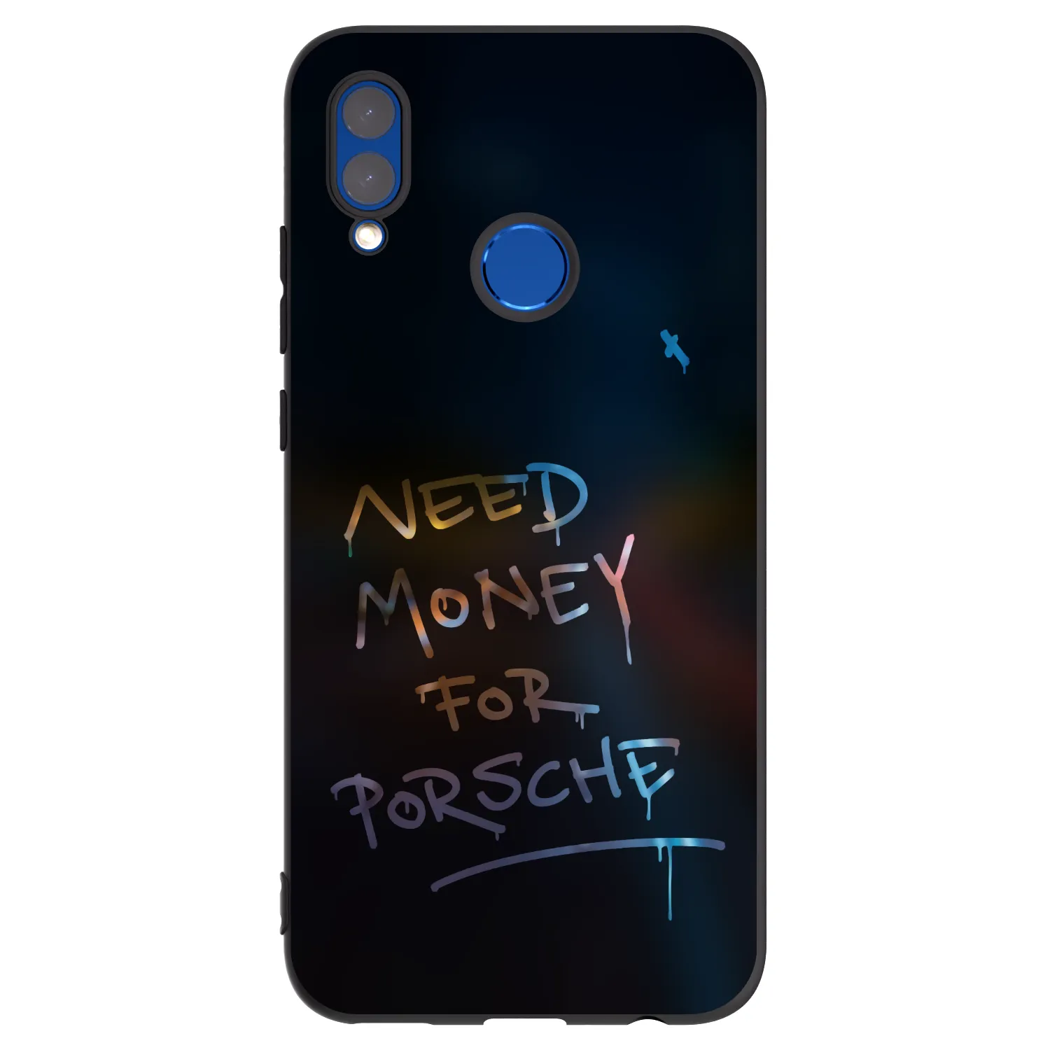 Picasee husă neagră din silicon pentru Huawei P Smart 2019 - Neon Nights