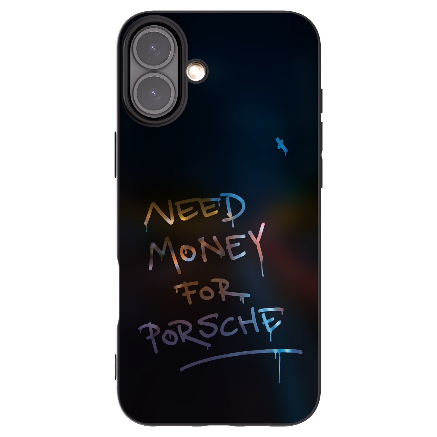 Picasee husă neagră din silicon pentru Apple iPhone 16 Plus - Neon Nights