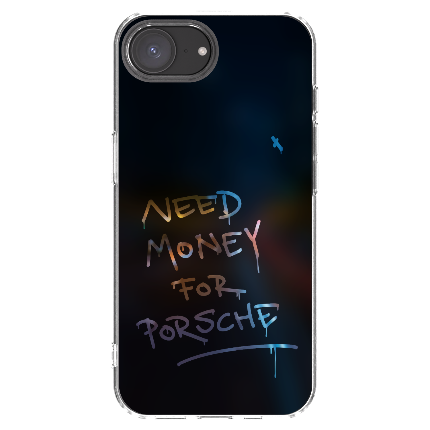 Picasee husă transparentă din silicon pentru Apple iPhone 16e - Neon Nights