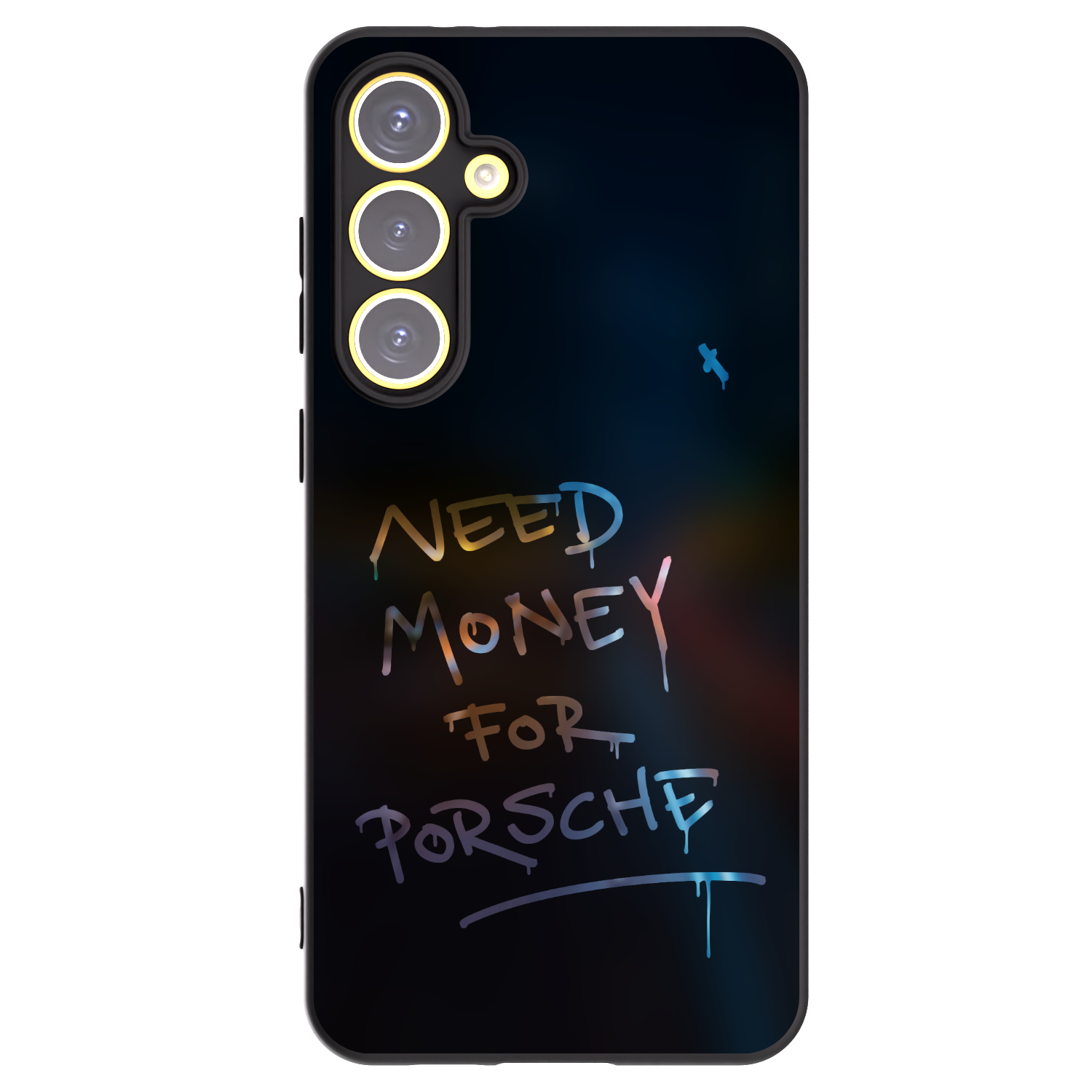 Picasee husă neagră din silicon pentru Samsung Galaxy S24 FE S721B - Neon Nights