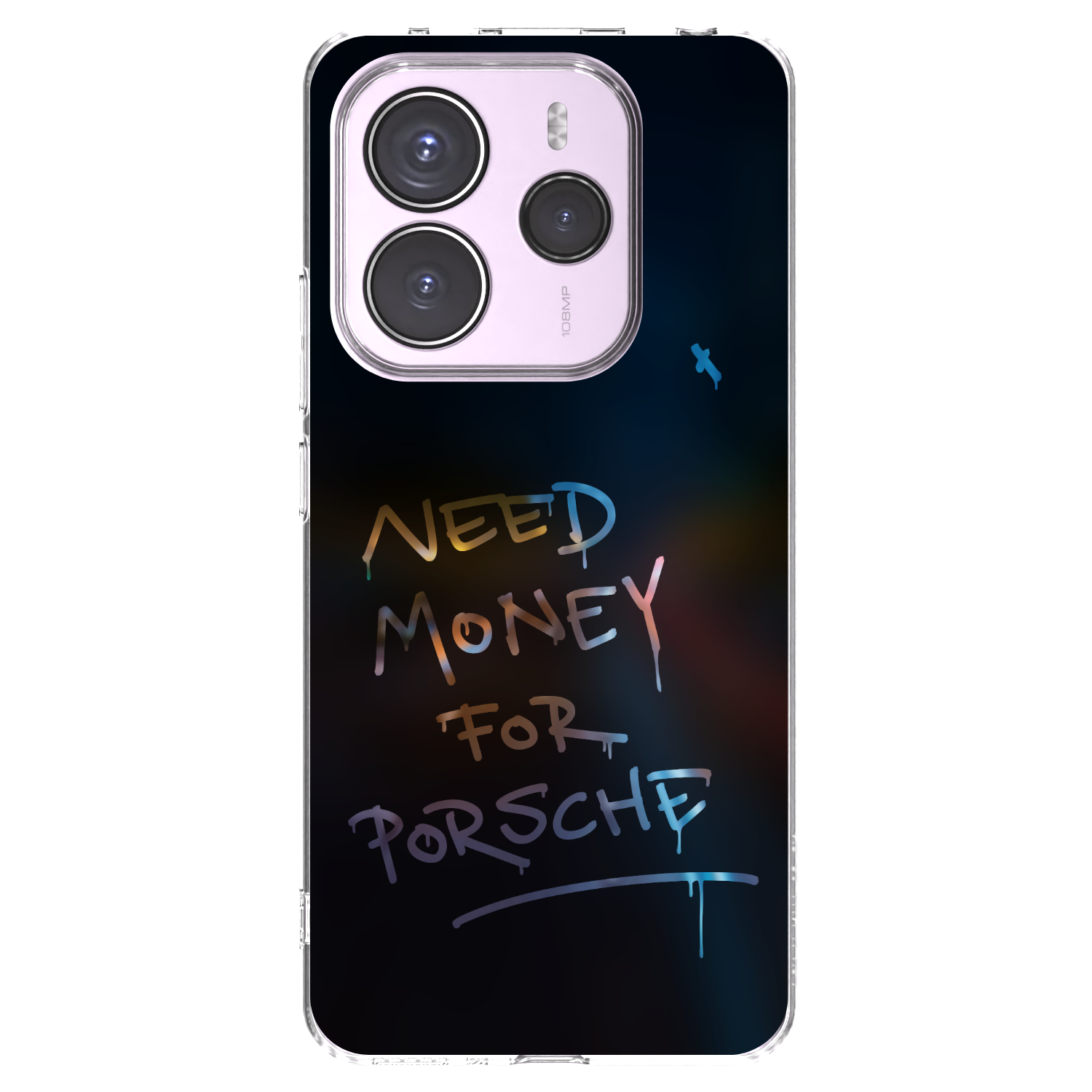 Picasee husă transparentă din silicon pentru Xiaomi Redmi Note 14 5G - Neon Nights