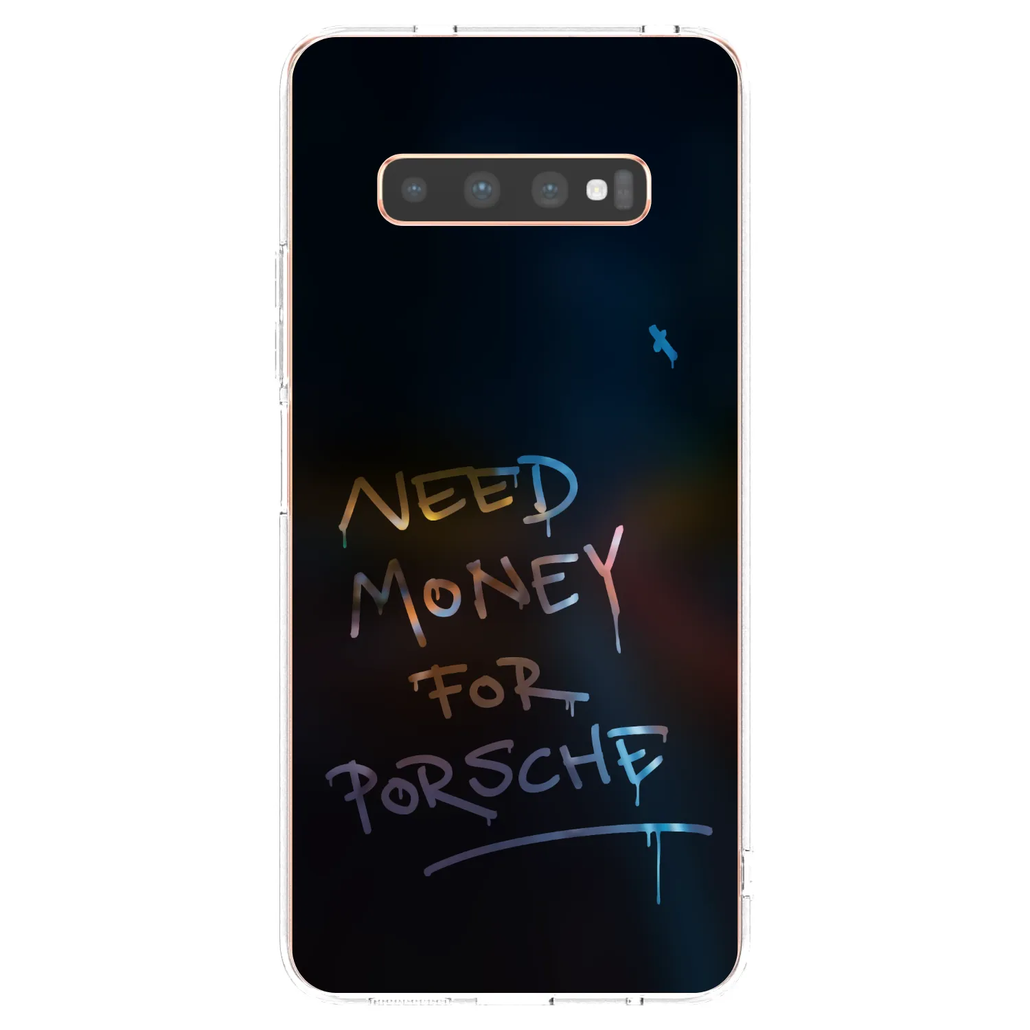 Picasee husă transparentă din silicon pentru Samsung Galaxy S10 Plus G975 - Neon Nights