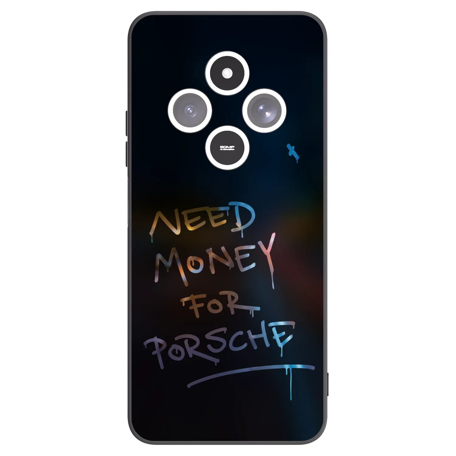 Picasee husă neagră din silicon pentru Xiaomi Redmi 14C - Neon Nights