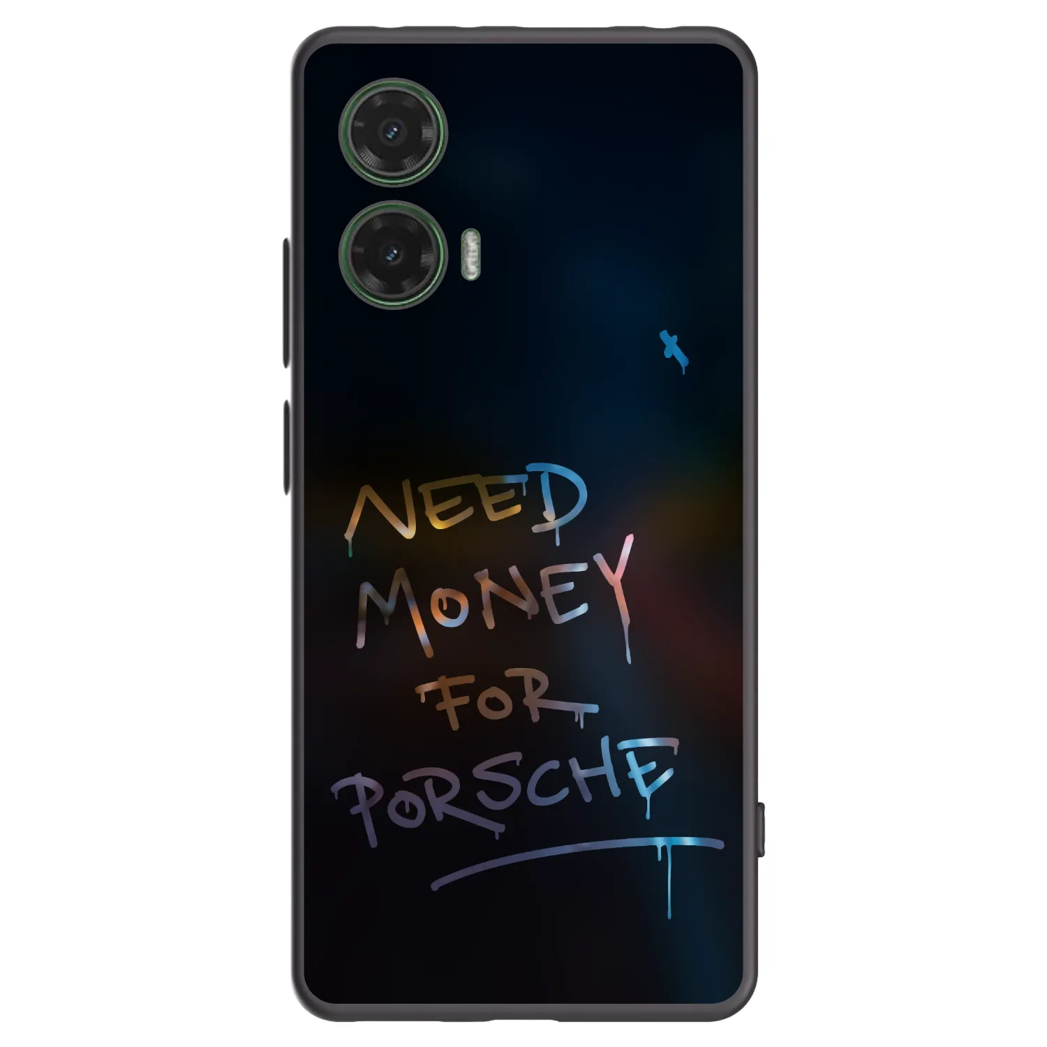 Picasee husă neagră din silicon pentru Motorola Moto G35 5G - Neon Nights