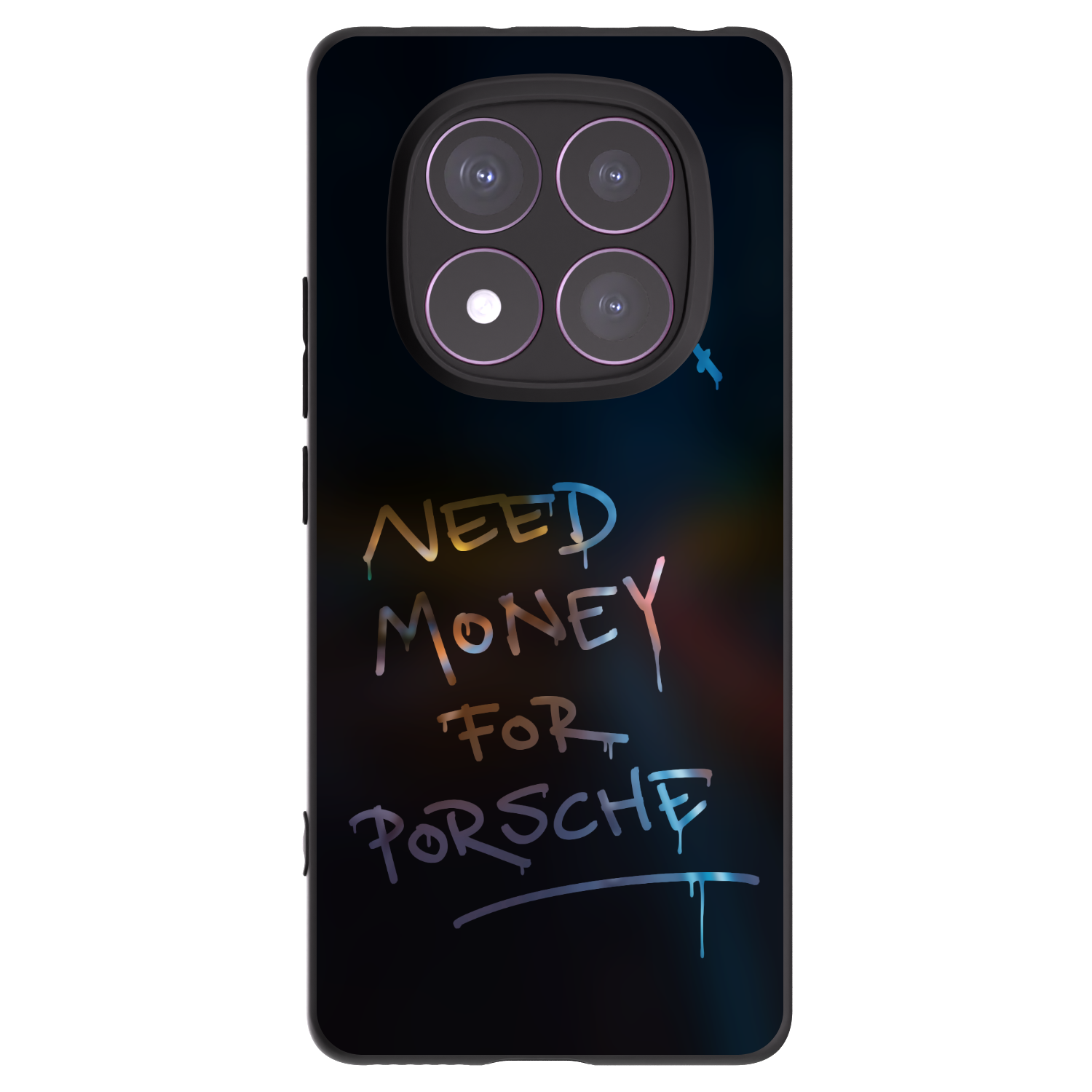 Picasee husă neagră din silicon pentru Xiaomi Redmi Note 14 Pro 4G - Neon Nights