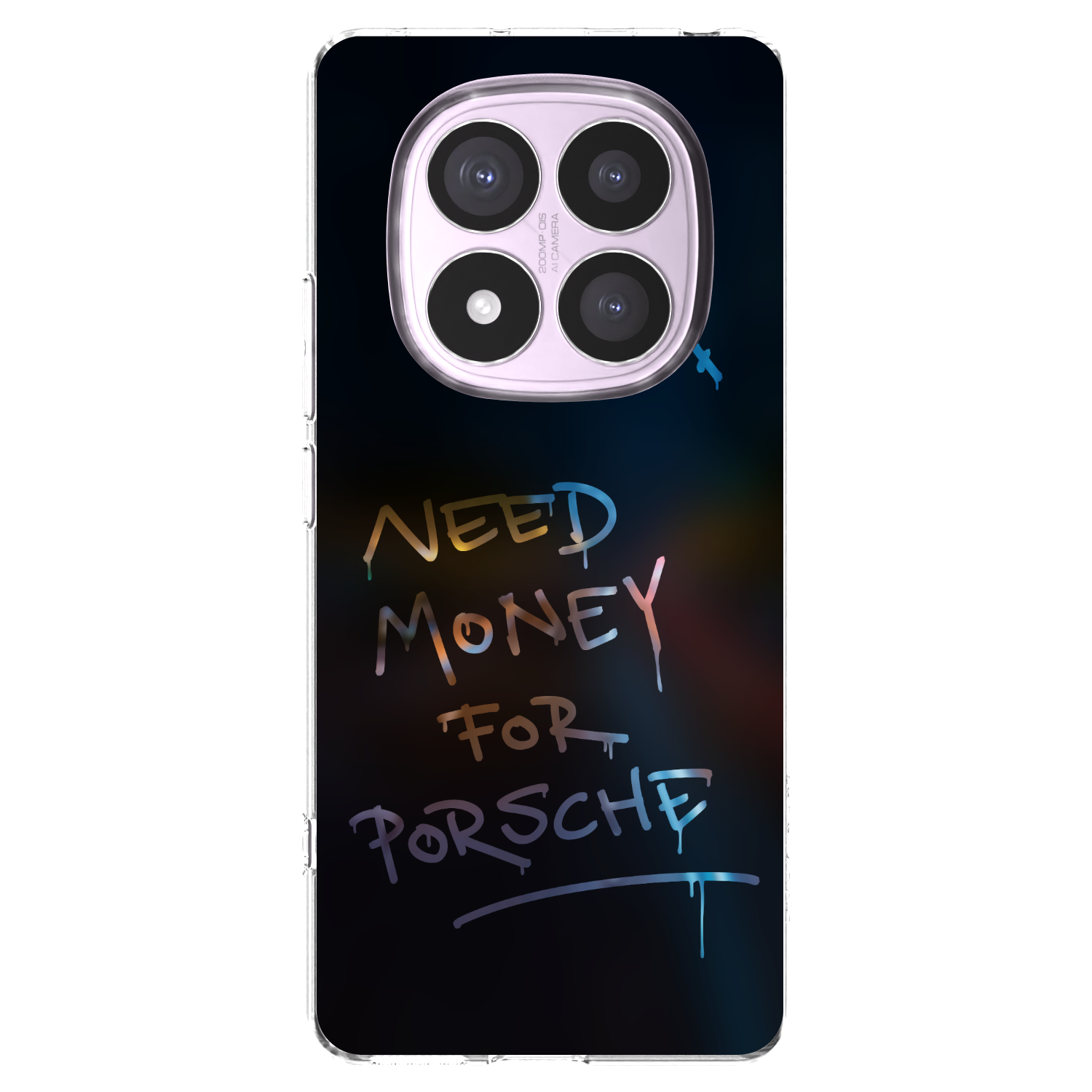 Picasee husă transparentă din silicon pentru Xiaomi Redmi Note 14 Pro 4G - Neon Nights