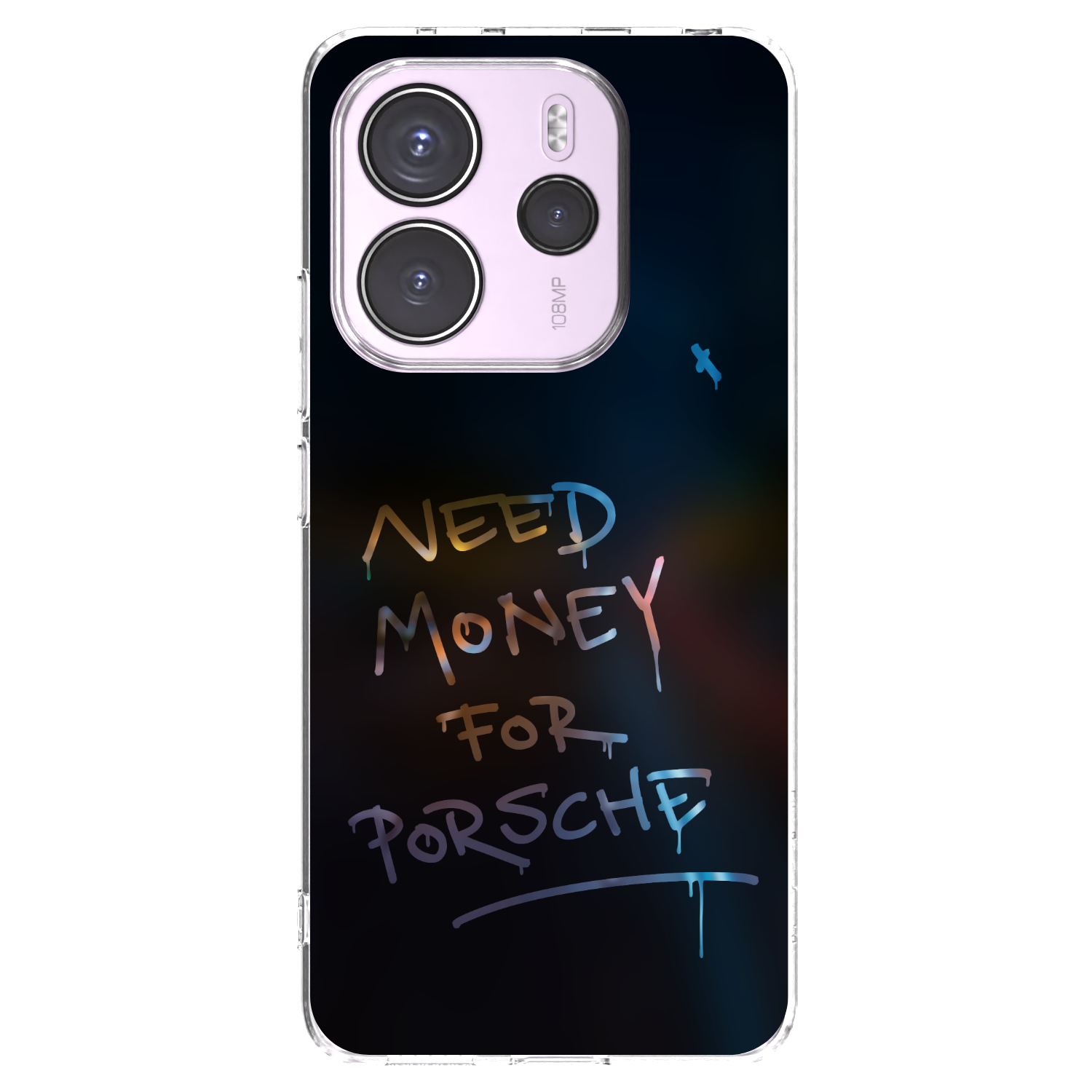 Picasee husă transparentă din silicon pentru Xiaomi Redmi Note 14 4G - Neon Nights