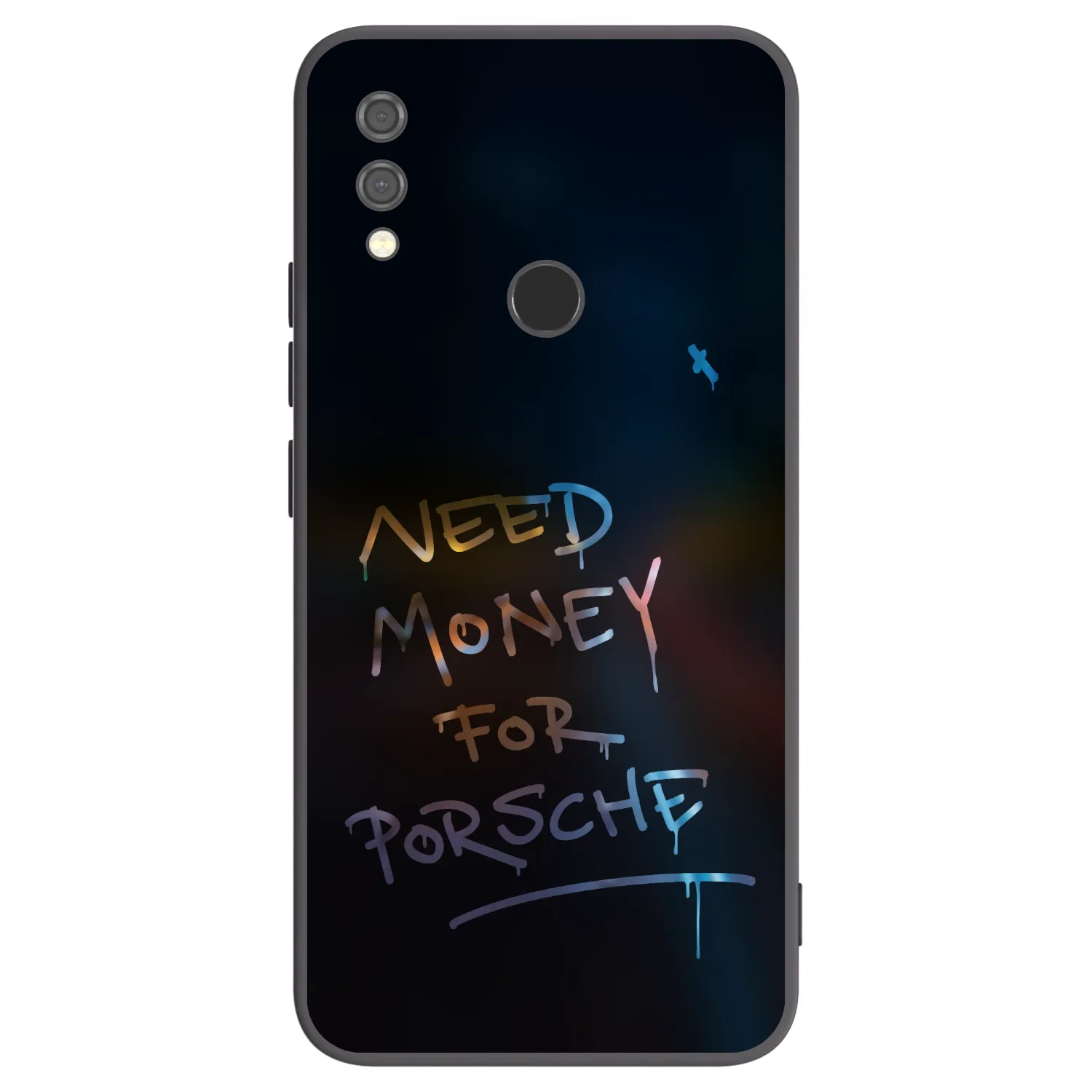 Picasee husă neagră din silicon pentru Xiaomi Redmi Note 7 - Neon Nights