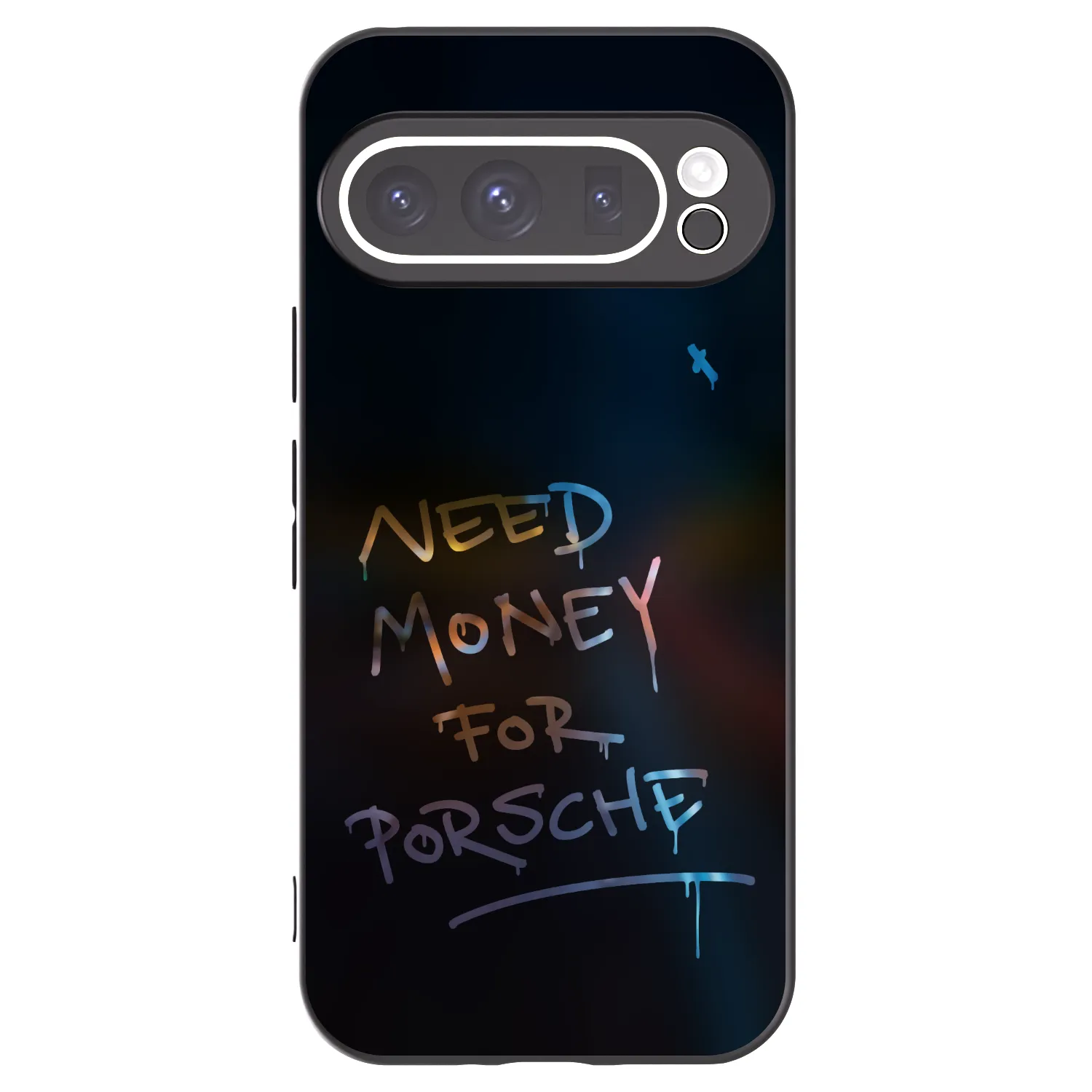 Picasee husă neagră din silicon pentru Google Pixel 9 Pro - Neon Nights