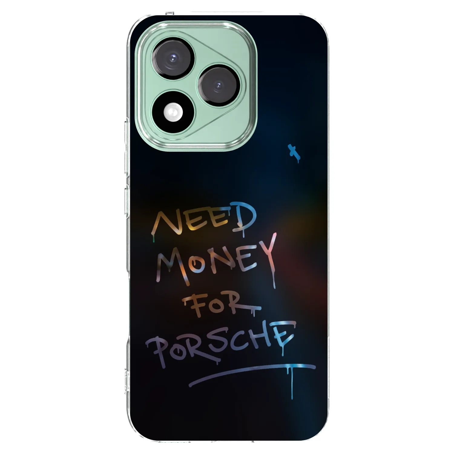 Picasee husă transparentă din silicon pentru Honor 400 Lite 5G - Neon Nights