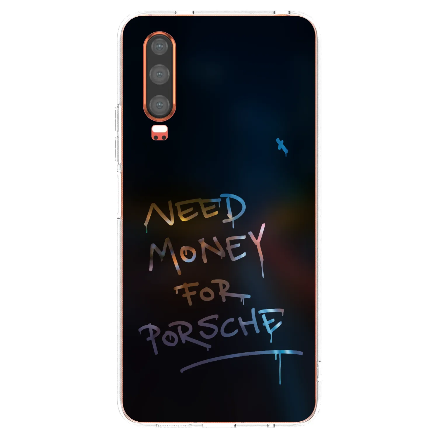 Picasee husă transparentă din silicon pentru Huawei P30 - Neon Nights