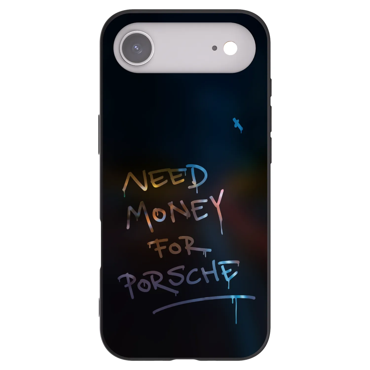 Picasee husă neagră din silicon pentru Apple iPhone Air - Neon Nights