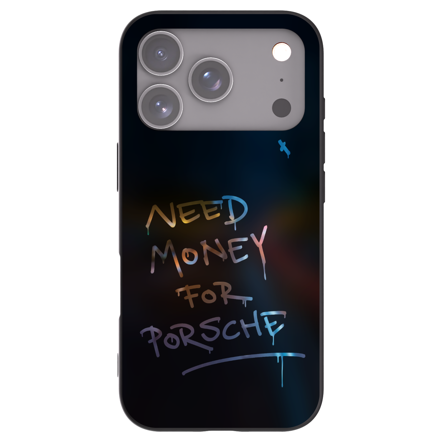 Picasee husă neagră din silicon pentru Apple iPhone 17 Pro - Neon Nights