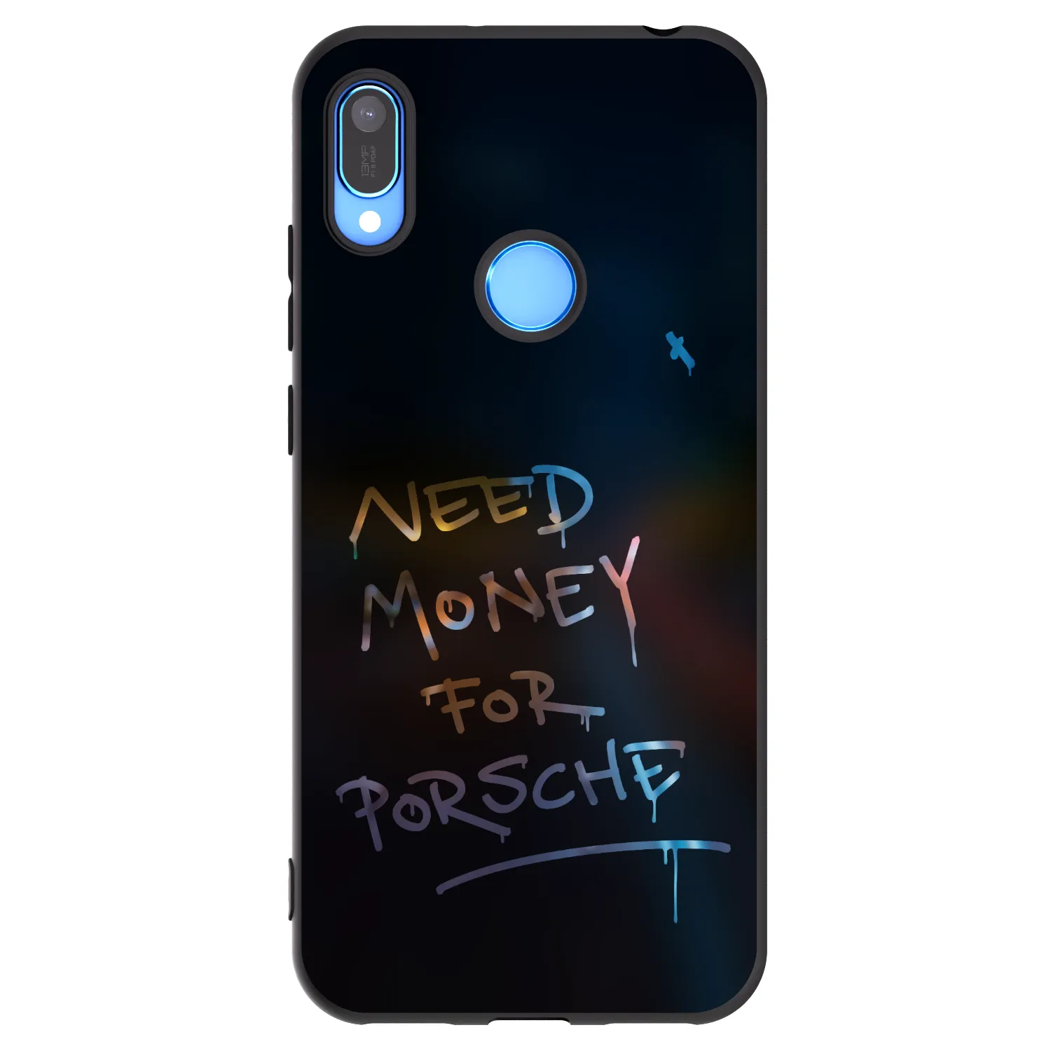 Picasee husă neagră din silicon pentru Huawei Y6 2019 - Neon Nights