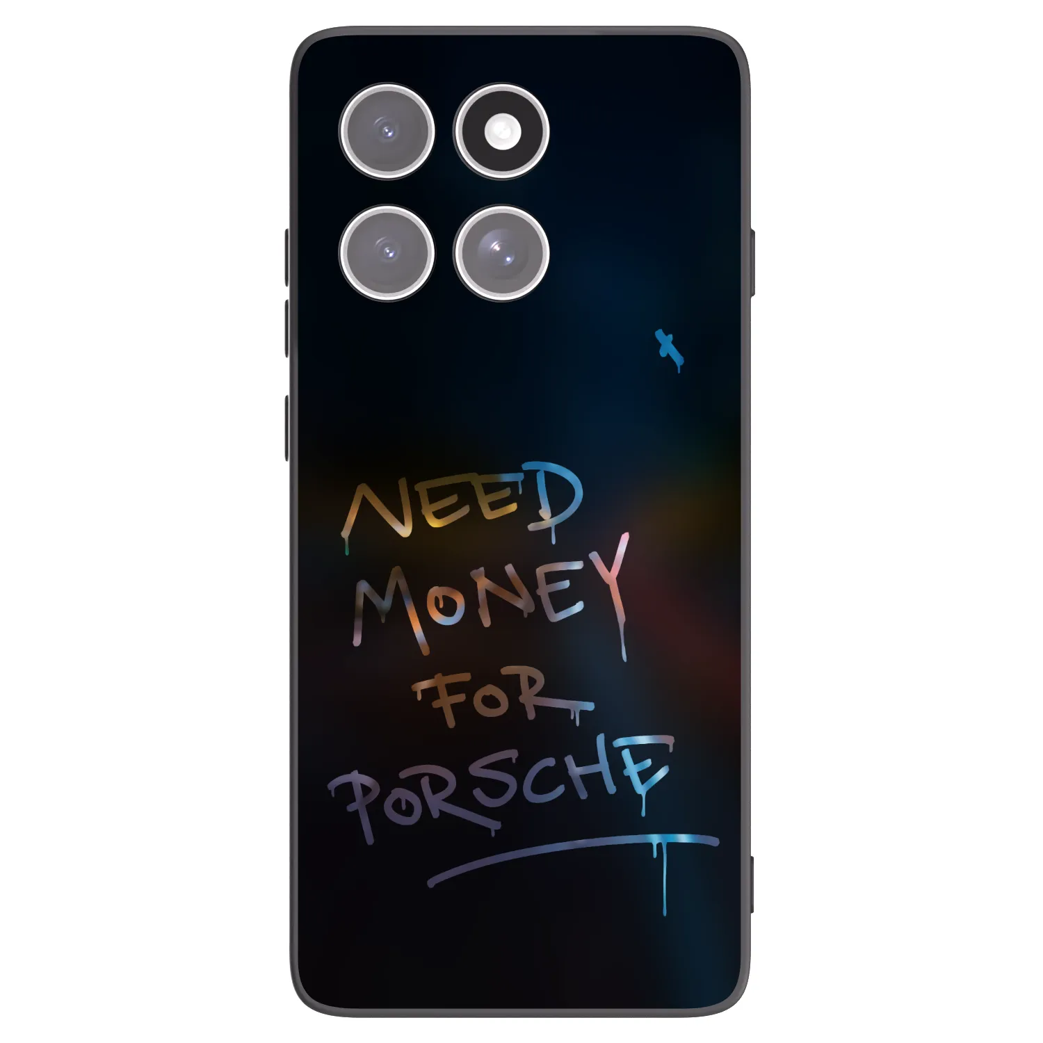 Picasee husă neagră din silicon pentru Motorola Edge 60 Fusion - Neon Nights
