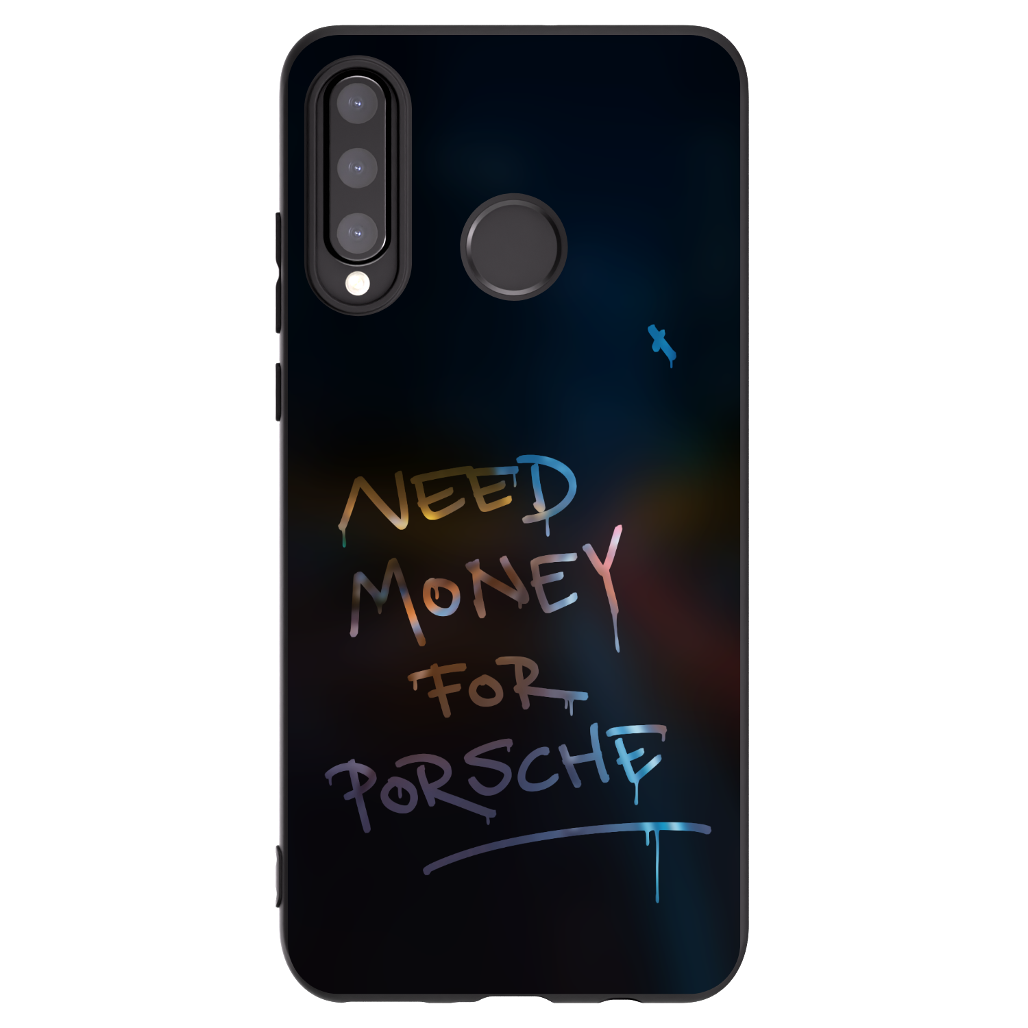 Picasee husă neagră din silicon pentru Huawei P30 Lite - Neon Nights