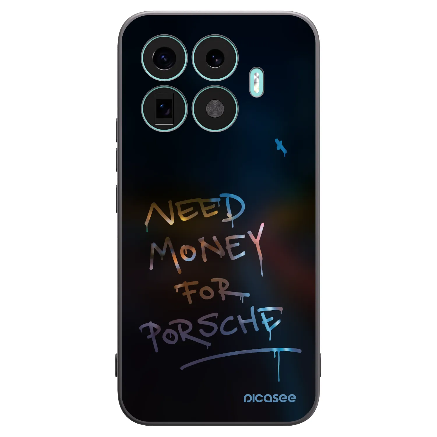 Picasee husă neagră din silicon pentru Xiaomi 17T Pro - Neon Nights