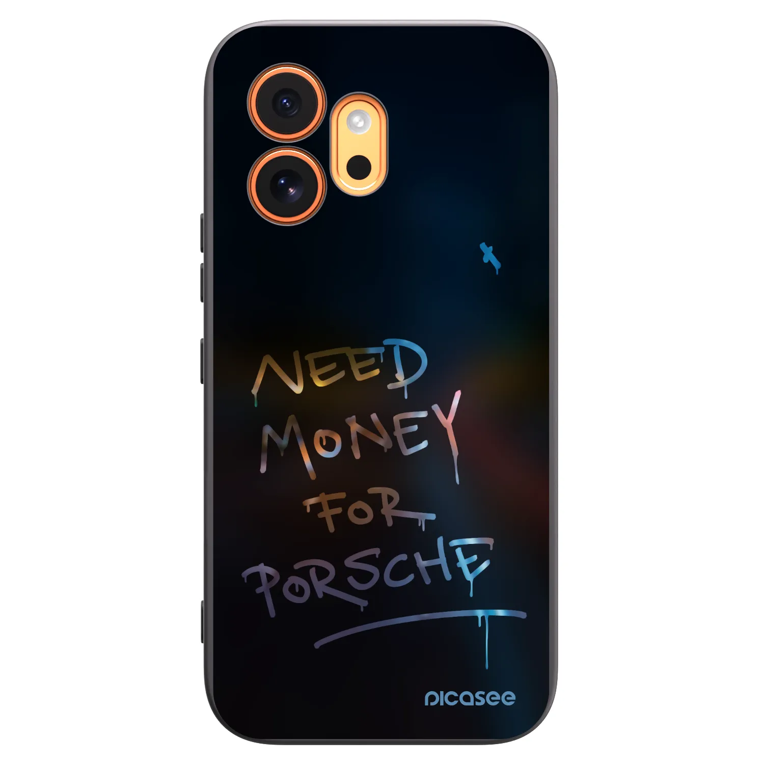 Picasee husă neagră din silicon pentru Honor 600 - Neon Nights