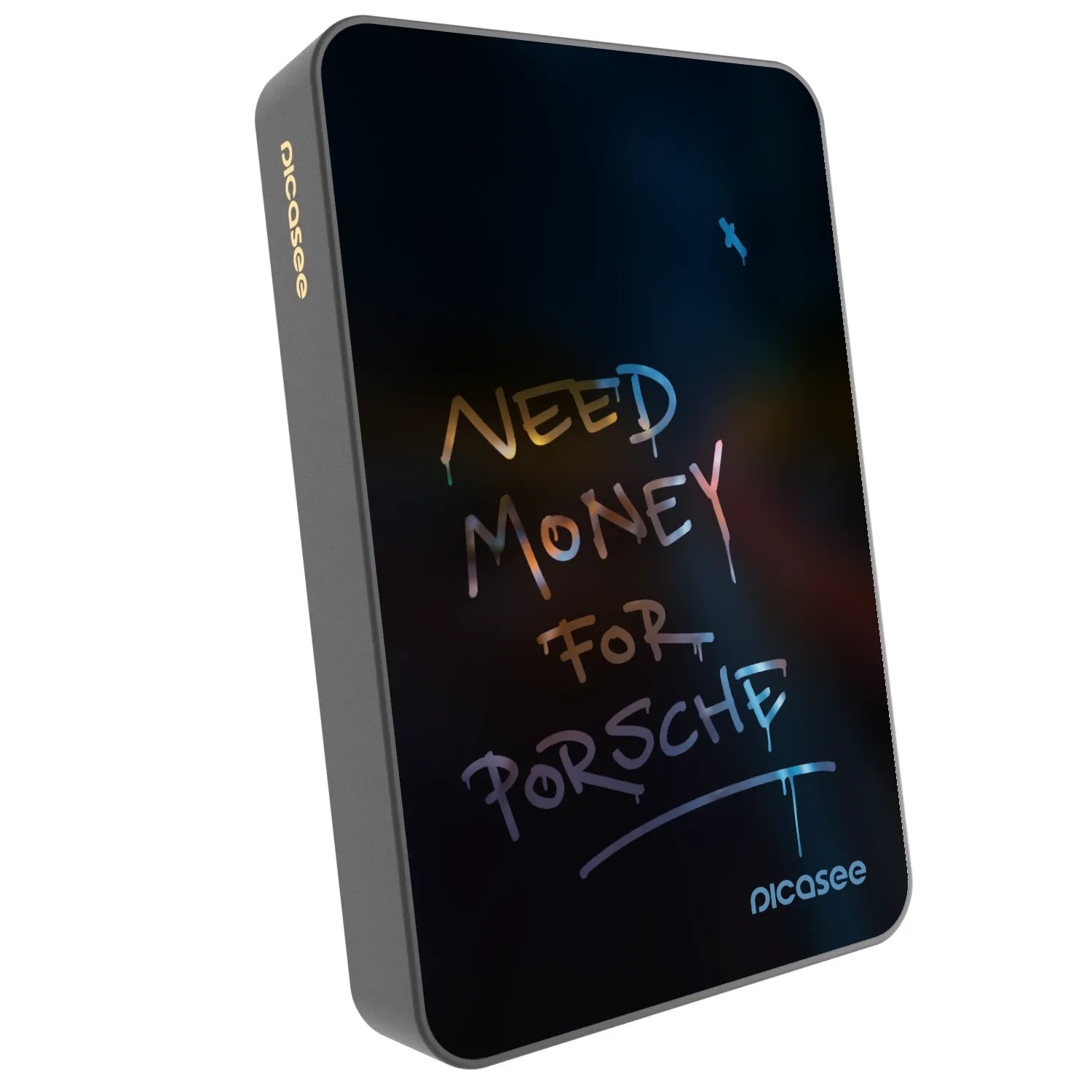 Picasee Powerbank cu MagSafe 10 000 mAh Gri - Neon Nights