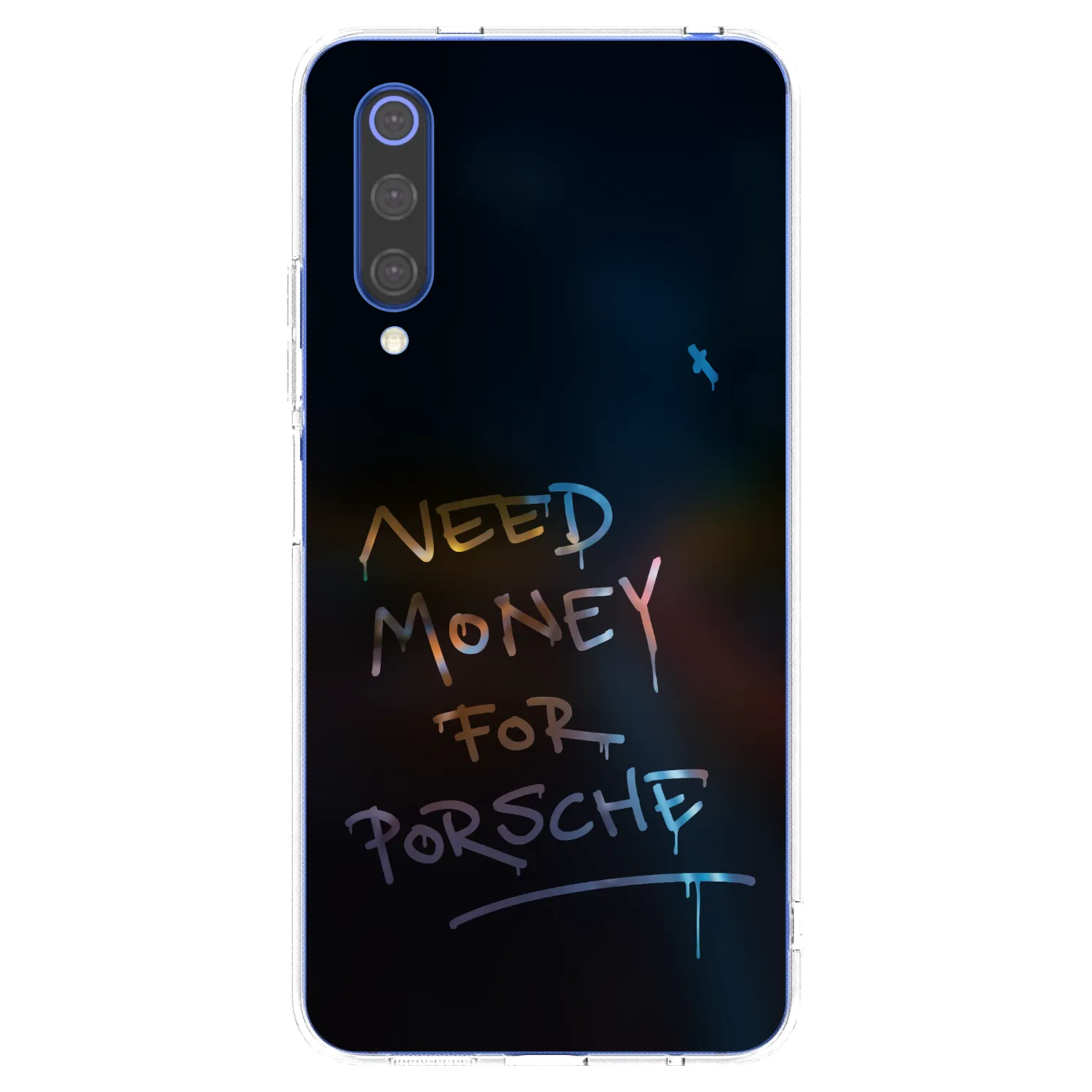 Picasee husă transparentă din silicon pentru Xiaomi Mi 9 SE - Neon Nights