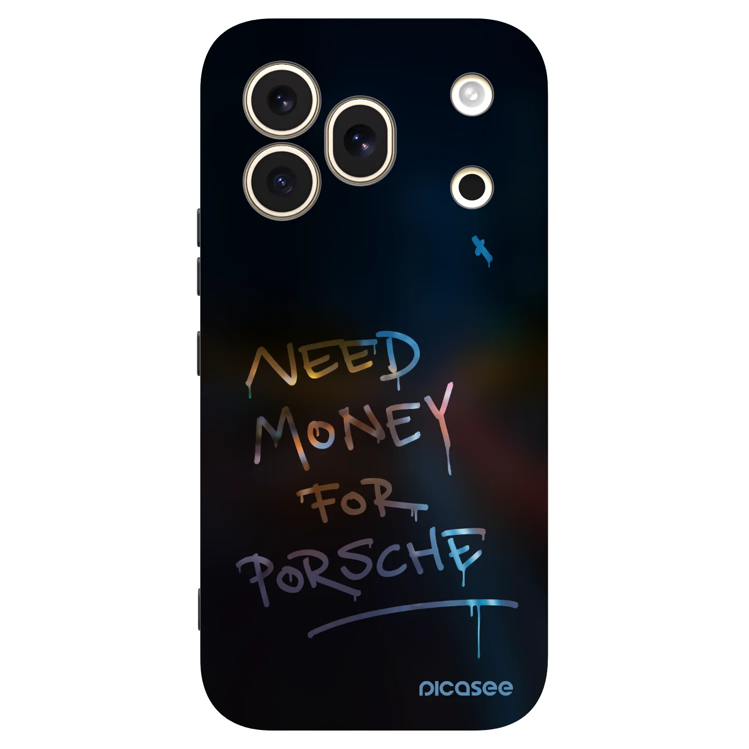 Picasee husă neagră din silicon pentru Honor 600 Pro - Neon Nights